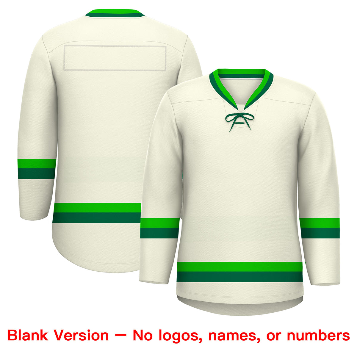 VVHL S9 Sewer Kings White Green Hockey Jersey