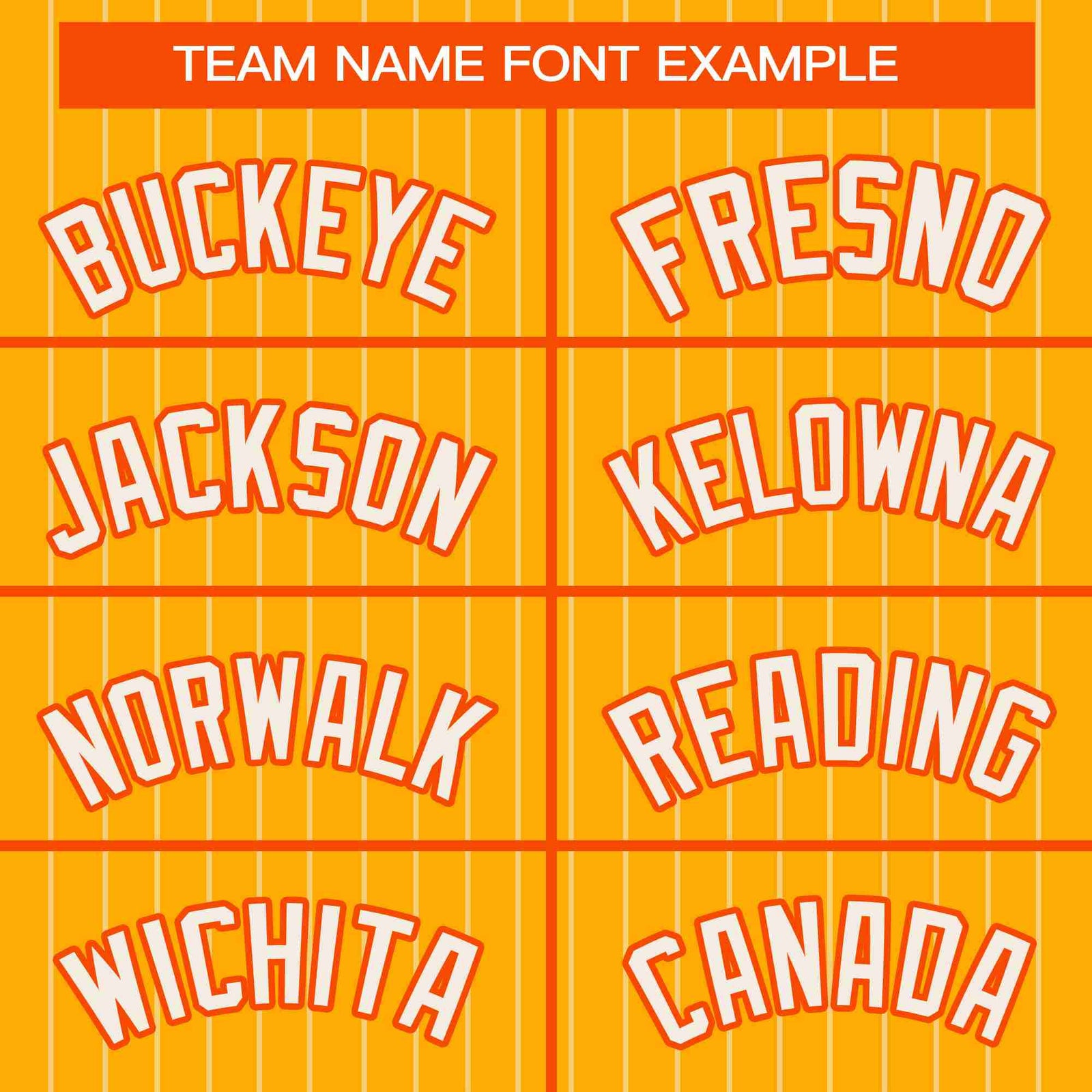 Custom Yellow Orange-Cream Stripe Fashion Design Full Button Authentic Baseball Jersey