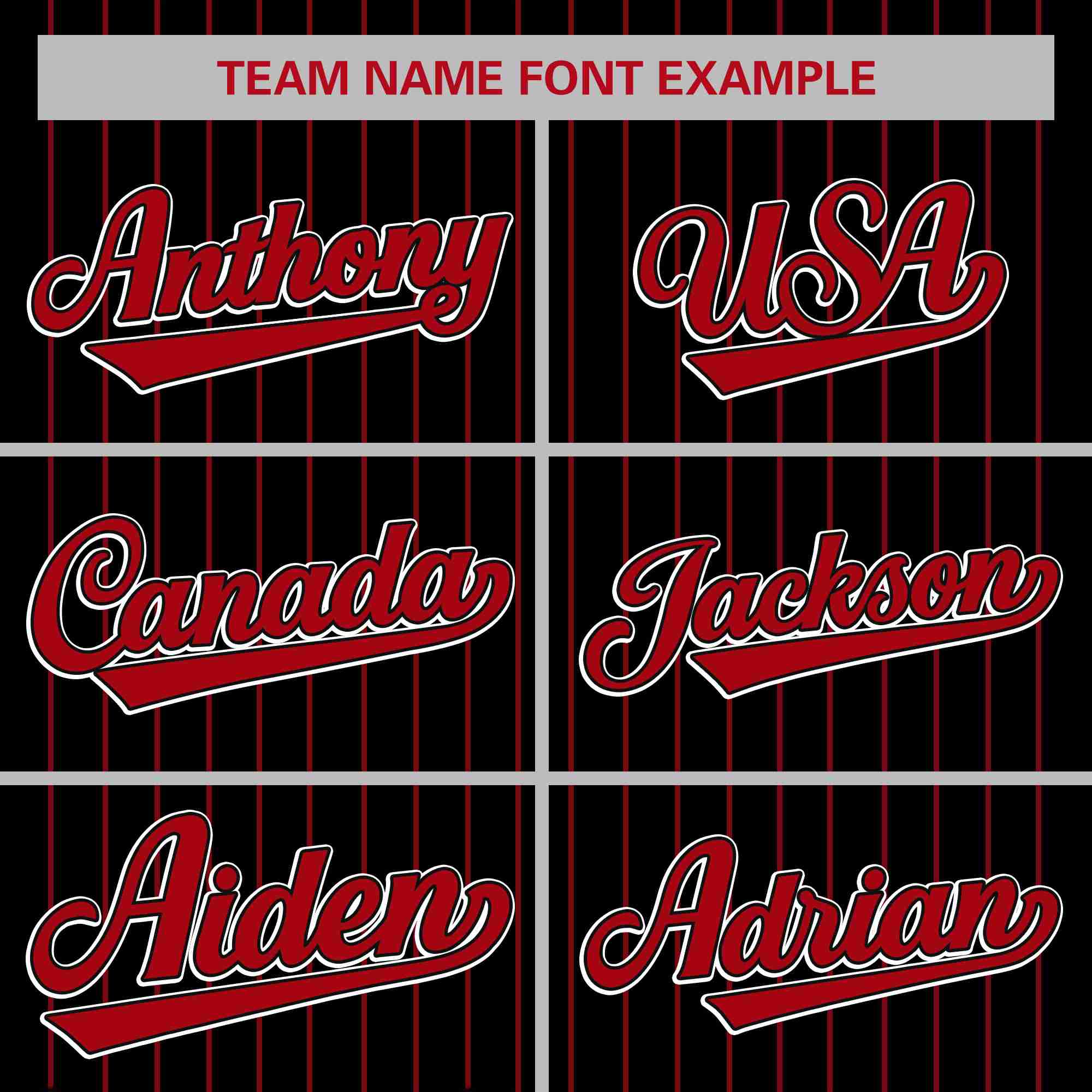 Custom Black Red Stripe Fashion Design Full Button Authentic Baseball Jersey