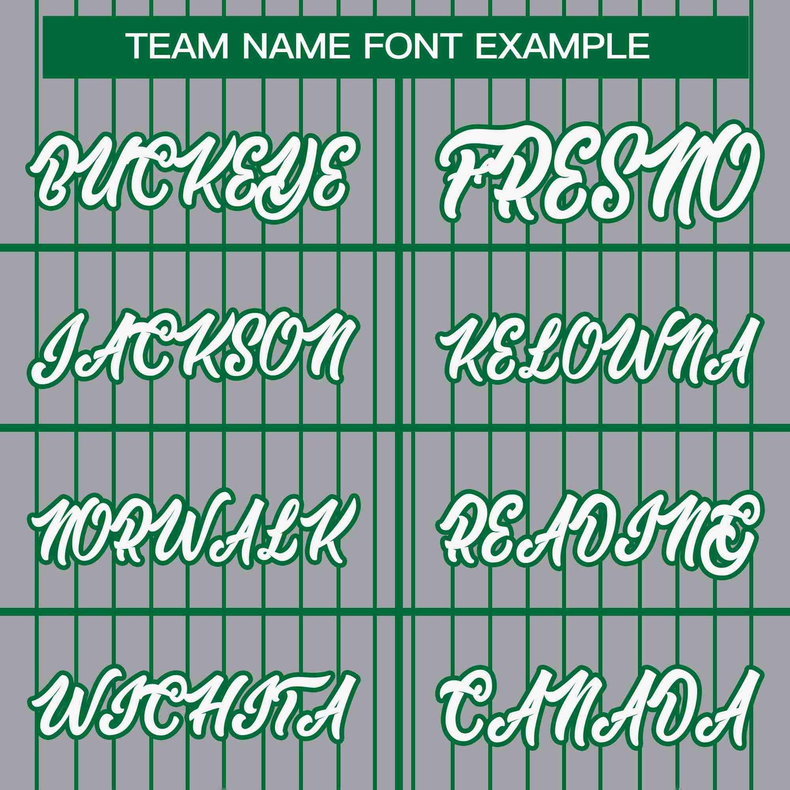 Custom Gray Kelly Green-White Stripe Fashion Design Full Button Authentic Baseball Jersey