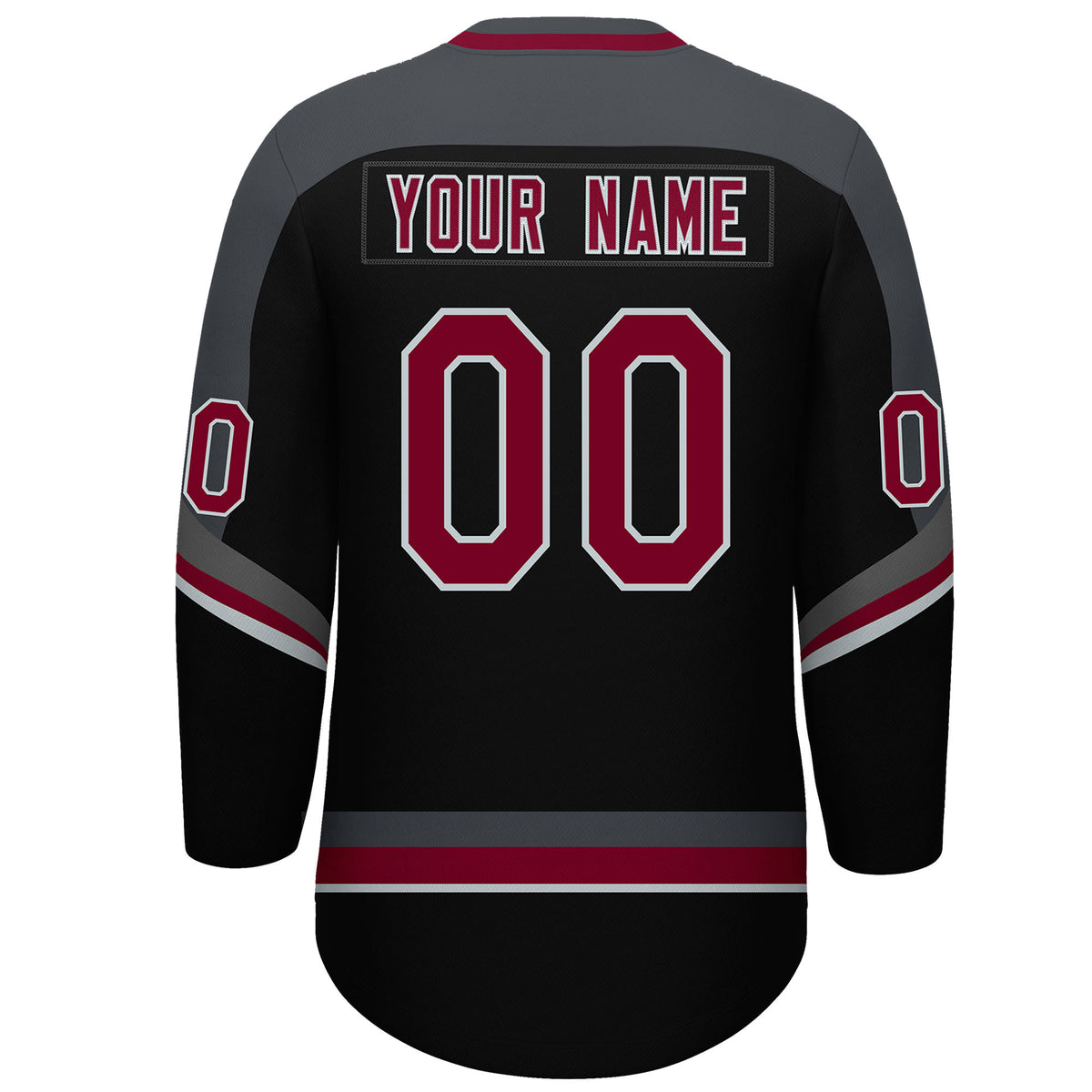 VVHL S9 Torchmen Black White Hockey Jersey