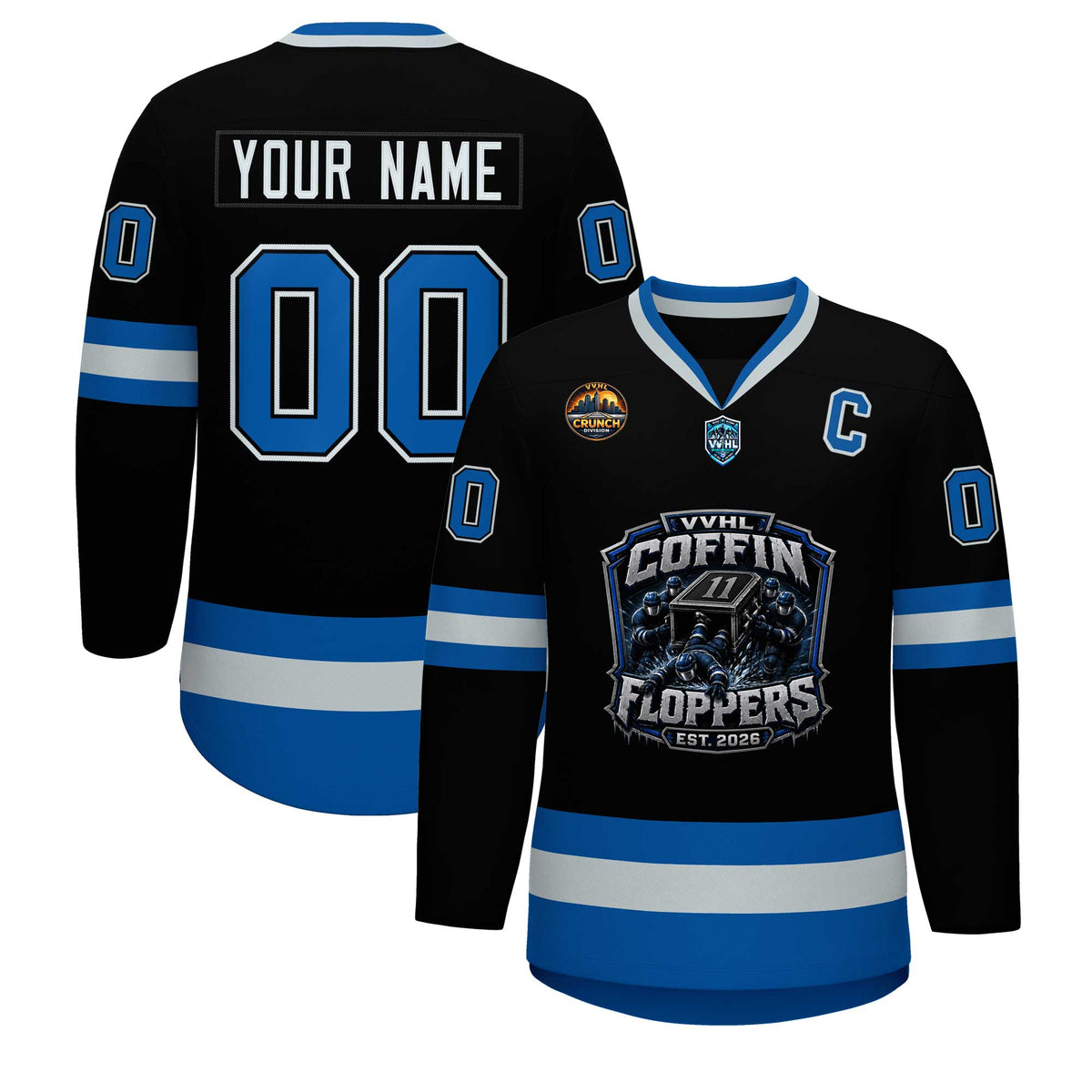 VVHL S11 Coffin Floppers   Hockey Jersey