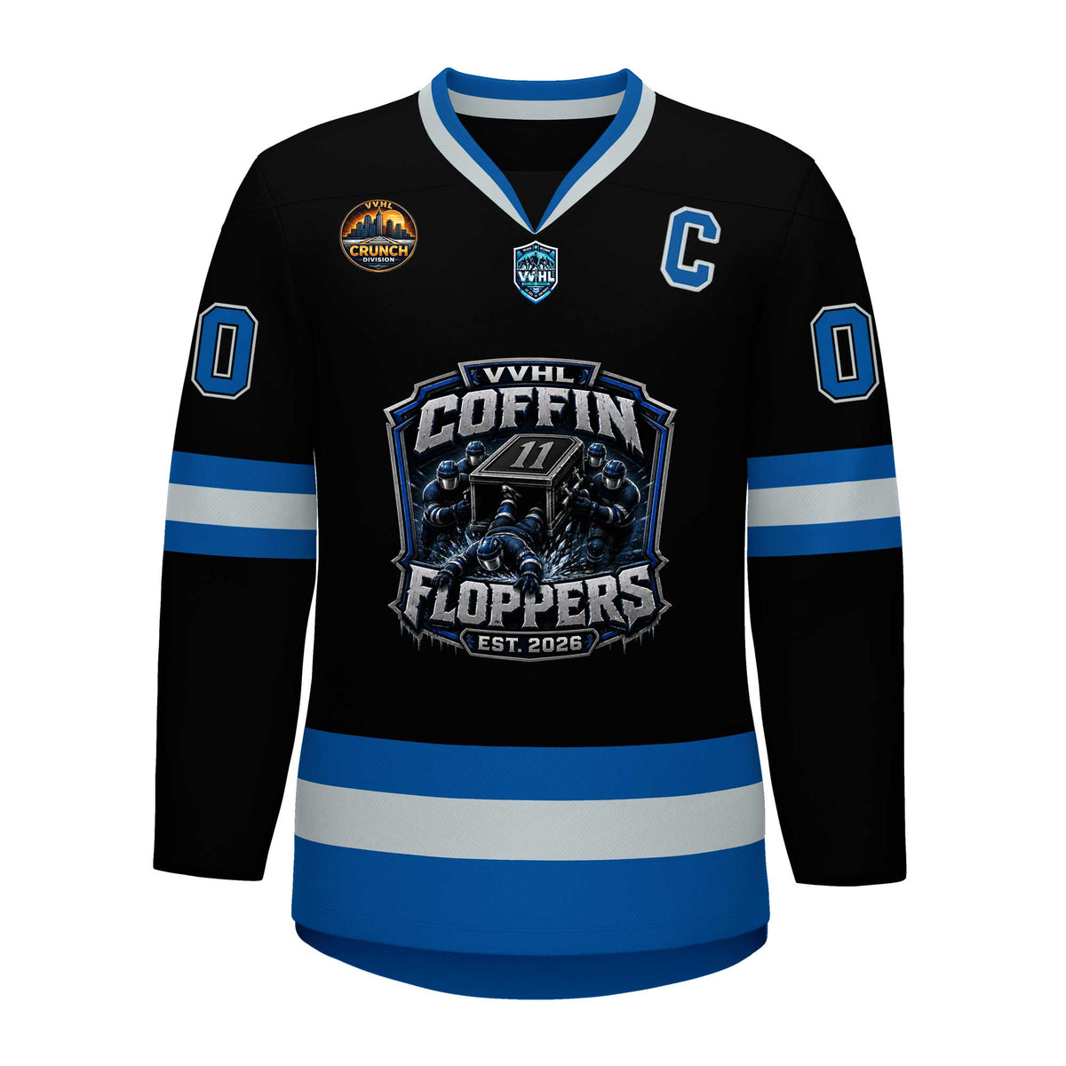 VVHL S11 Coffin Floppers   Hockey Jersey