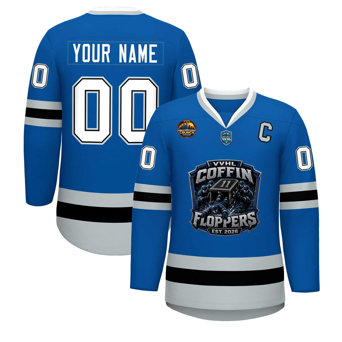 VVHL S11 Coffin Floppers   Hockey Jersey