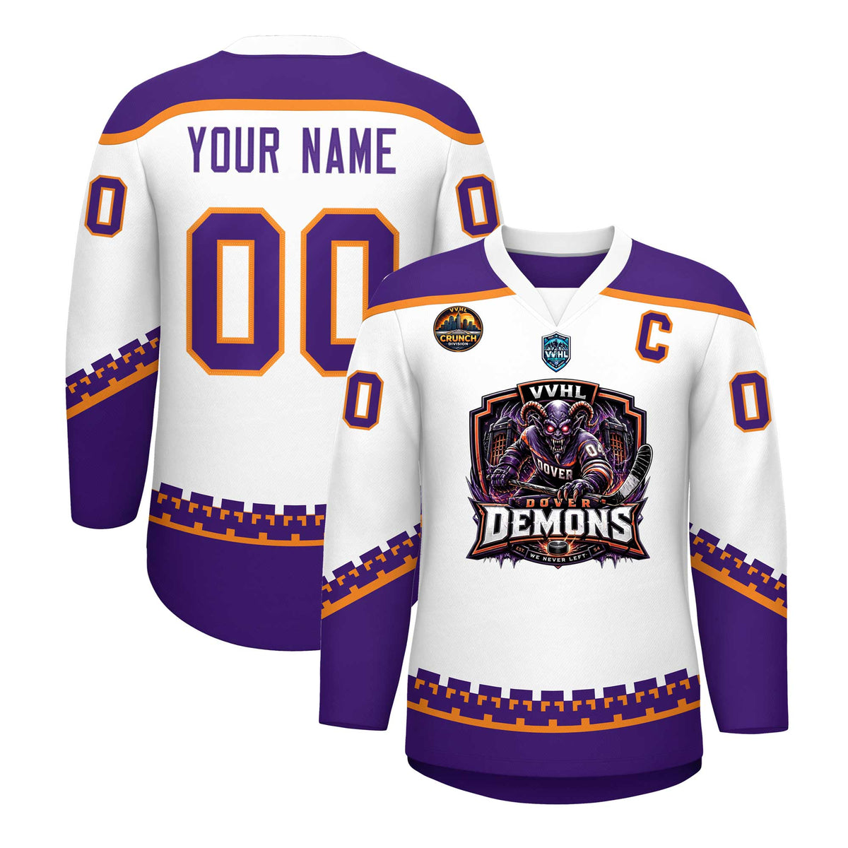 VVHL S11 Dover demons Hockey Jersey
