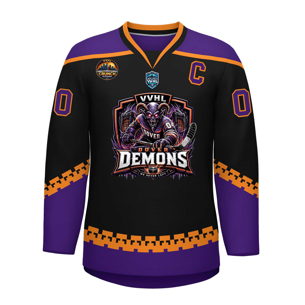 VVHL S11 Dover demons Hockey Jersey