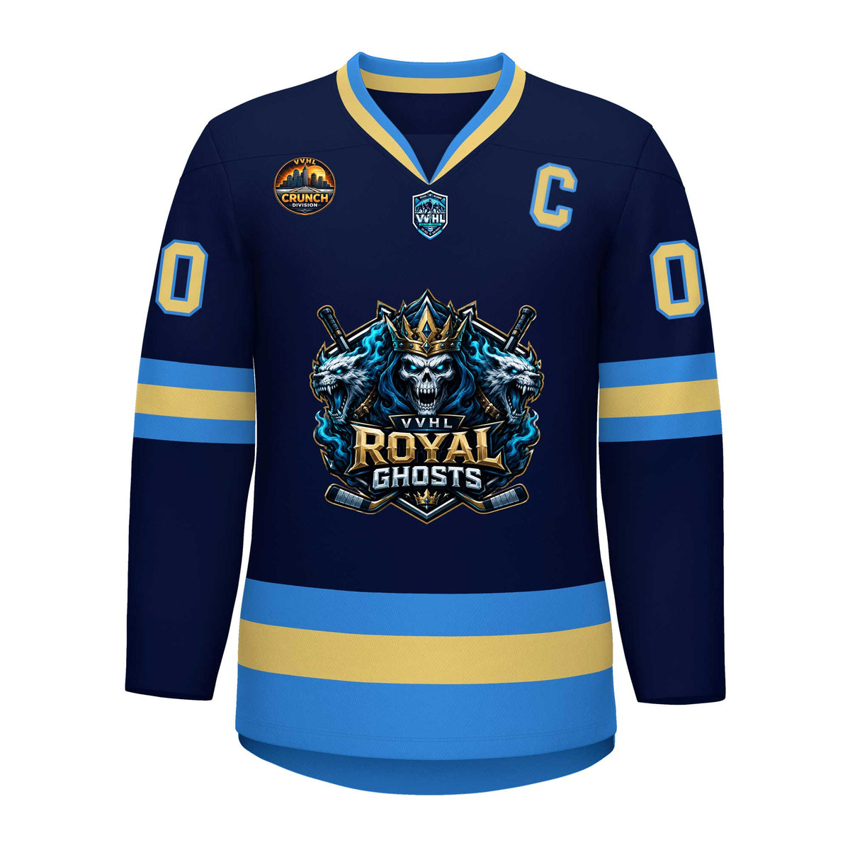 VVHL S11 Royal Ghosts Hockey Jersey