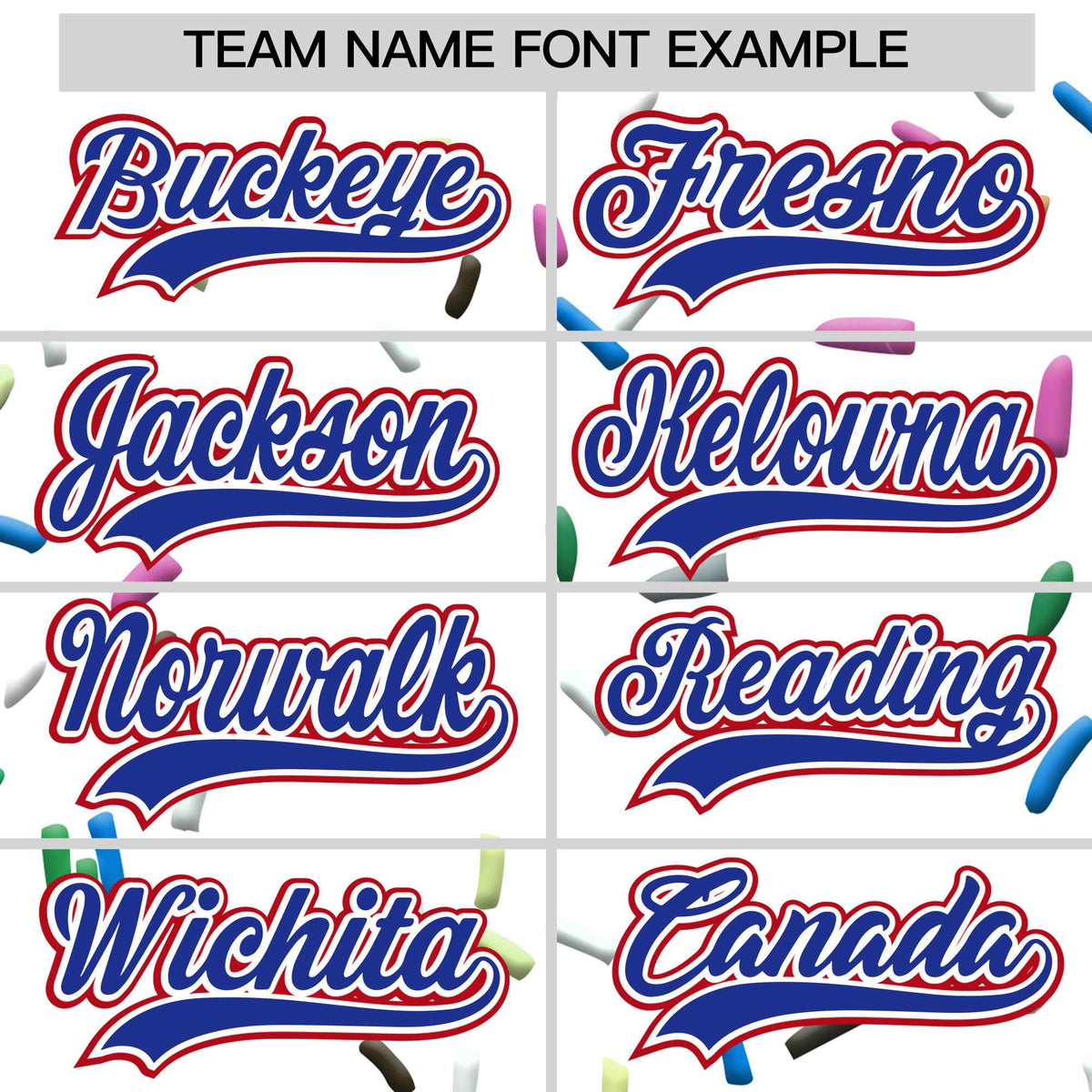 Custom White Royal Blue Ice Cream Pattern Personalized V-Neck Hockey Jersey