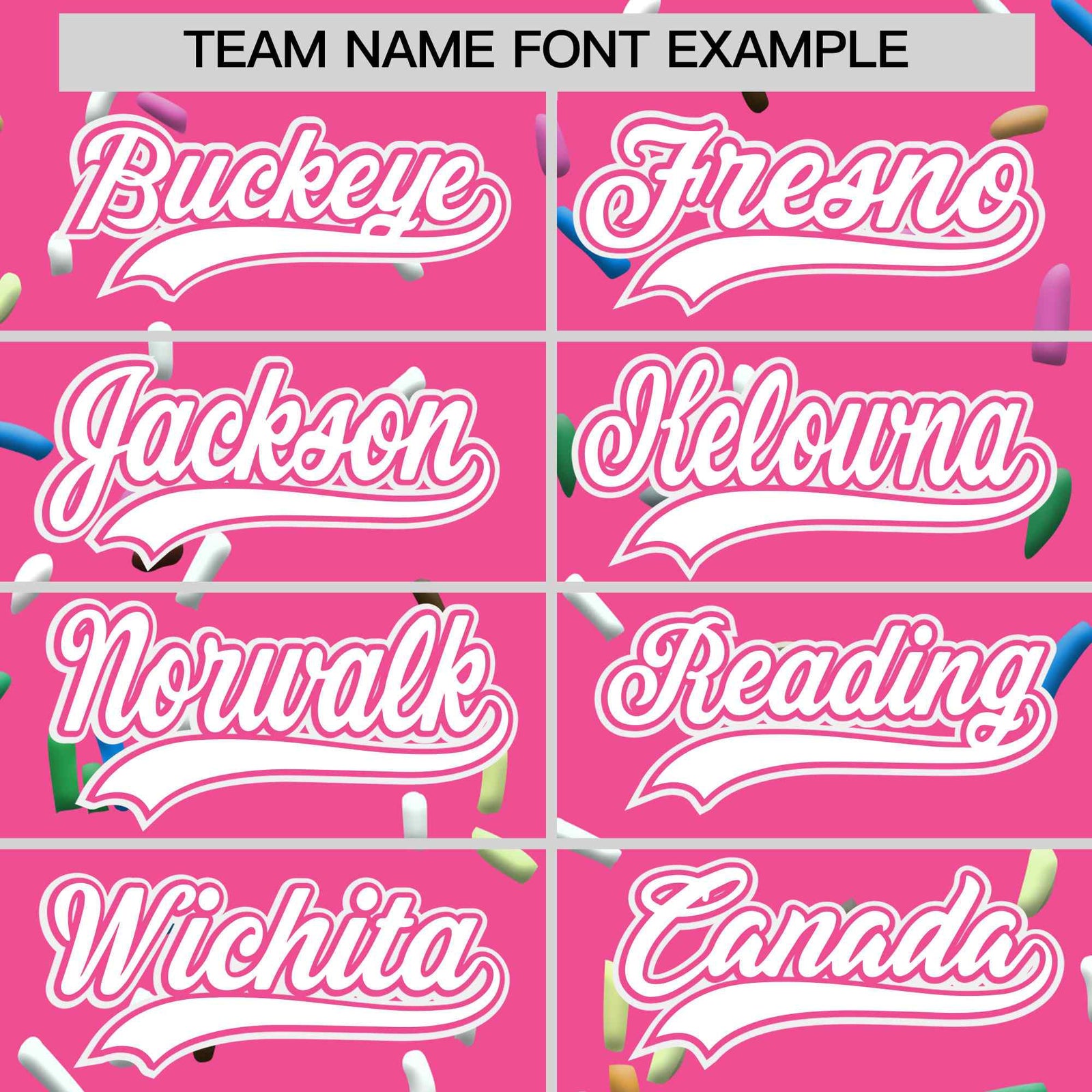 Custom Pink White Ice Cream Pattern Personalized V-Neck Hockey Jersey