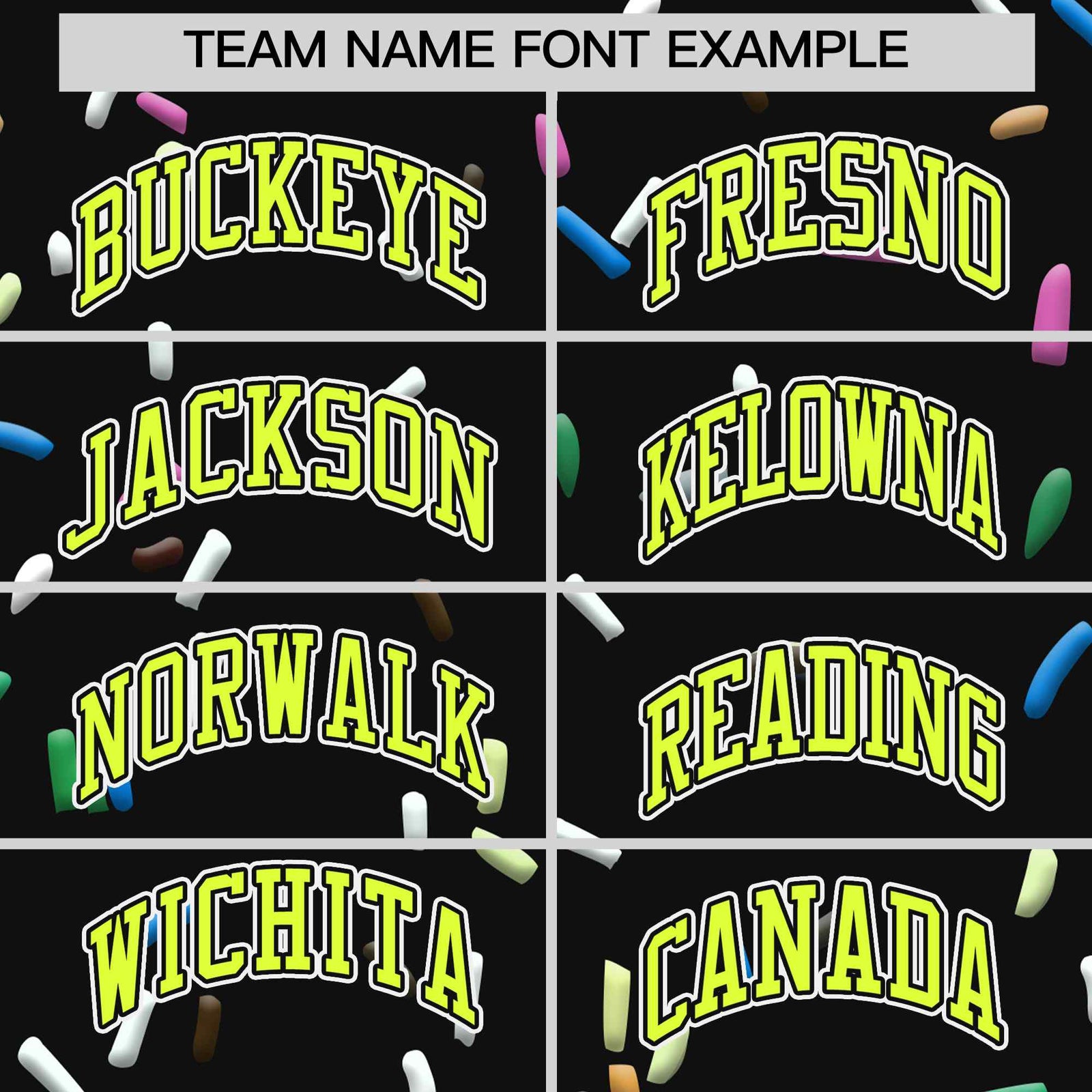 Custom Black Fluorescent Green Ice Cream Pattern Personalized V-Neck Hockey Jersey