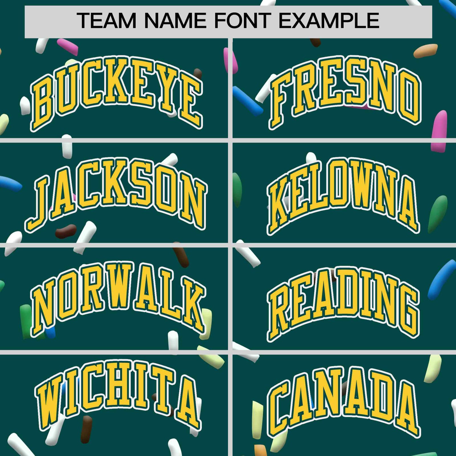 Custom Midnight Green Gold Ice Cream Pattern Personalized V-Neck Hockey Jersey