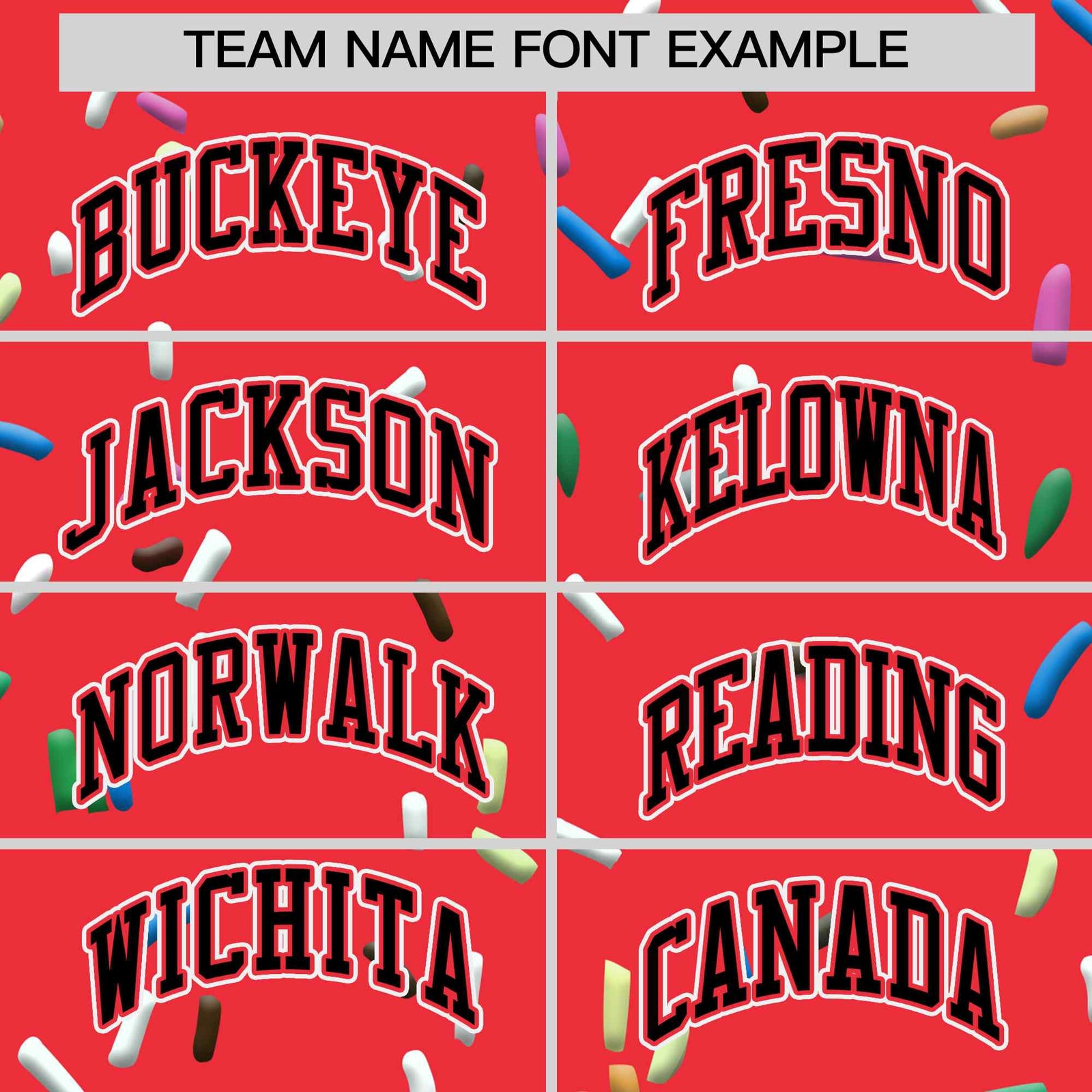 Custom Light Red Black Ice Cream Pattern Personalized V-Neck Hockey Jersey