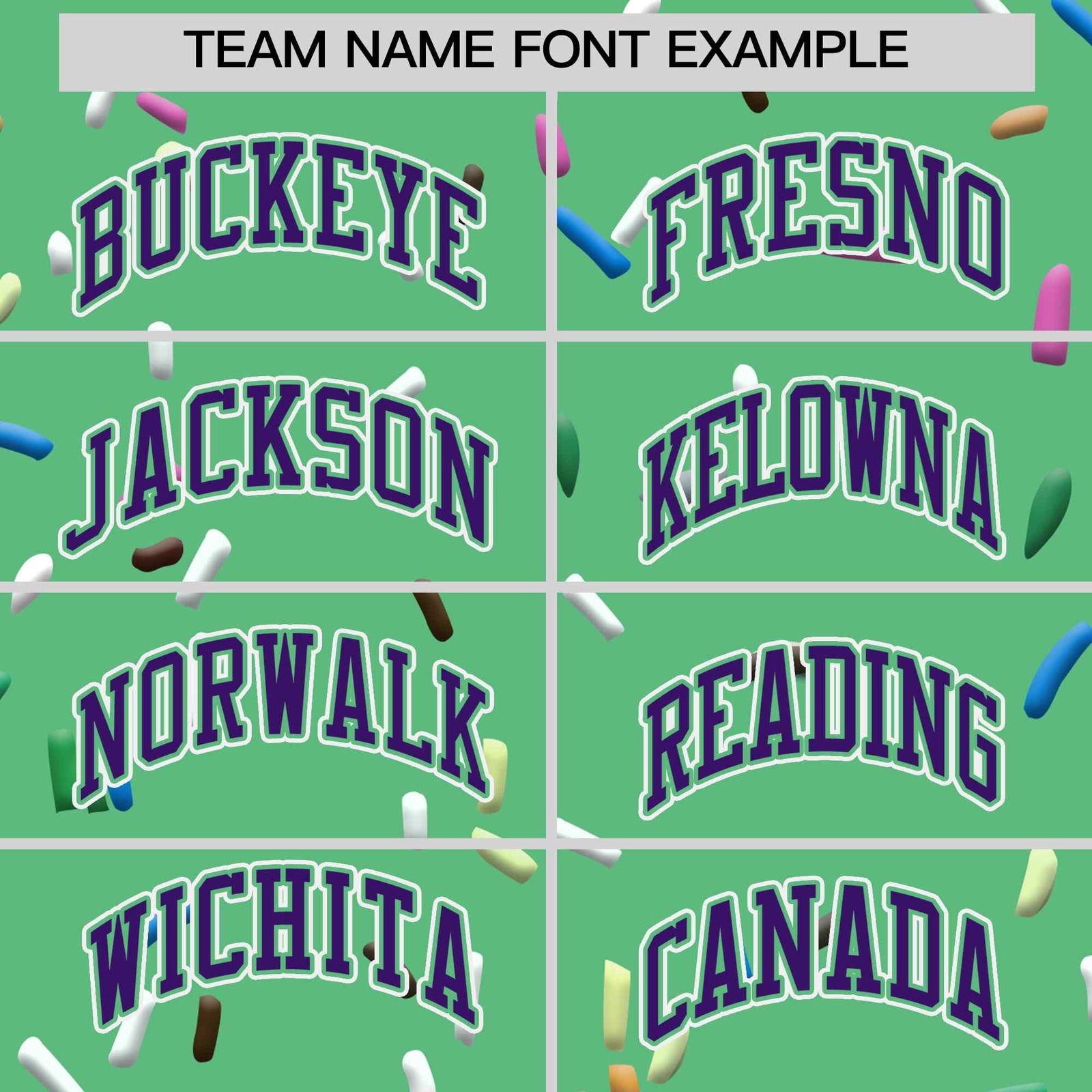 Custom Neon Green Purple Ice Cream Pattern Personalized V-Neck Hockey Jersey