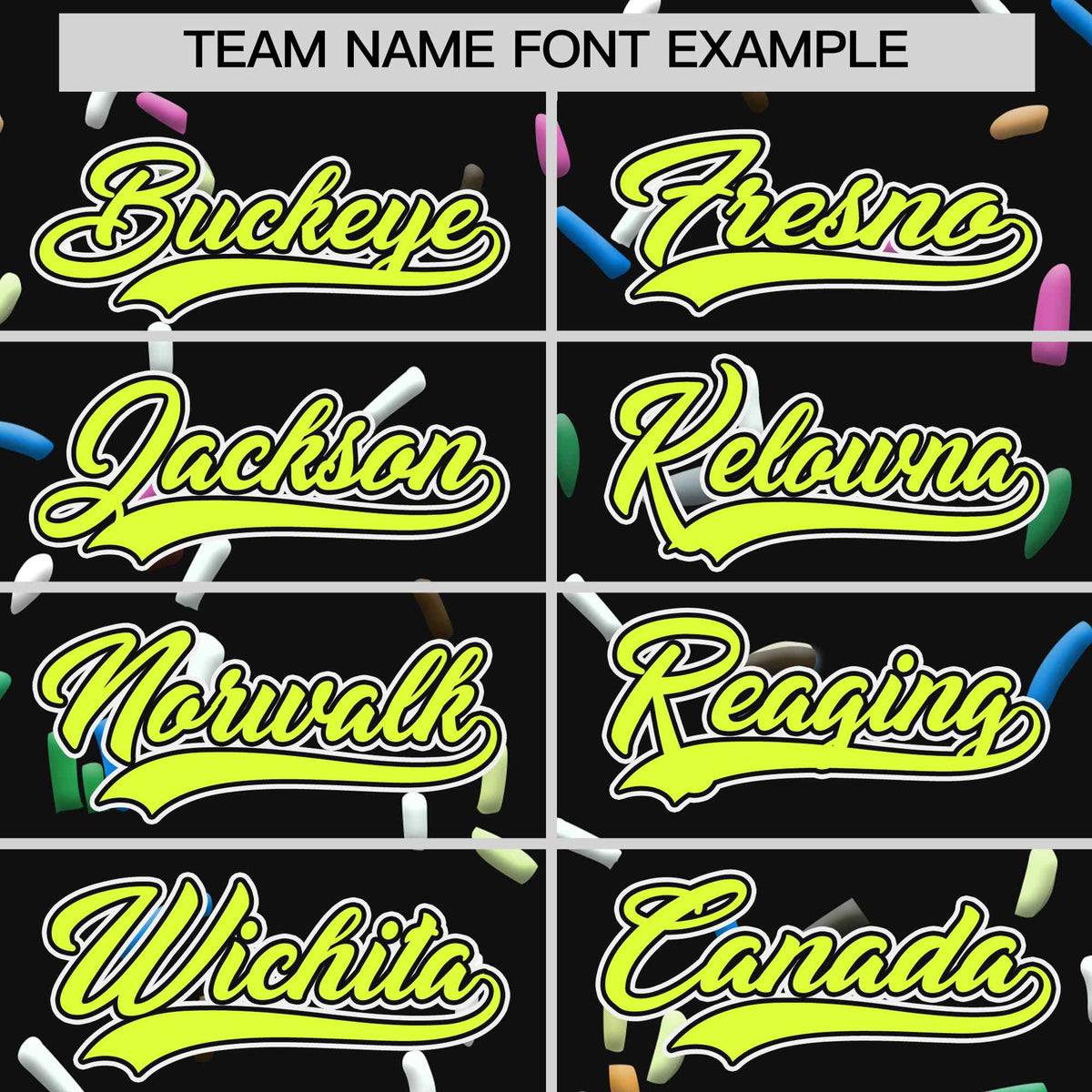 Custom Black Fluorescent Green Ice Cream Pattern Personalized V-Neck Hockey Jersey