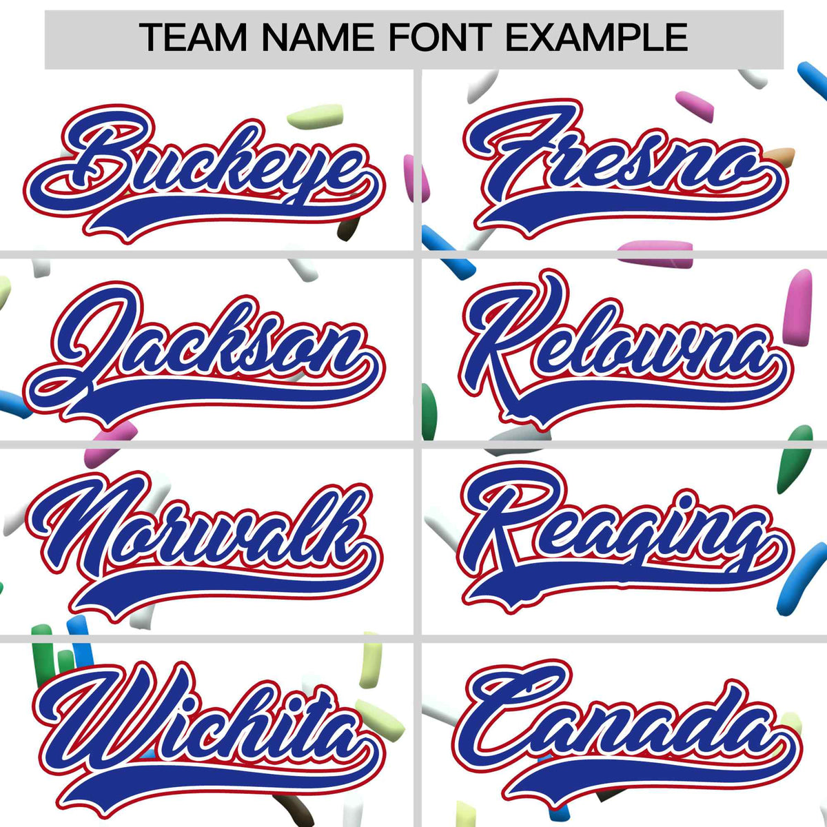 Custom White Royal Blue Ice Cream Pattern Personalized V-Neck Hockey Jersey