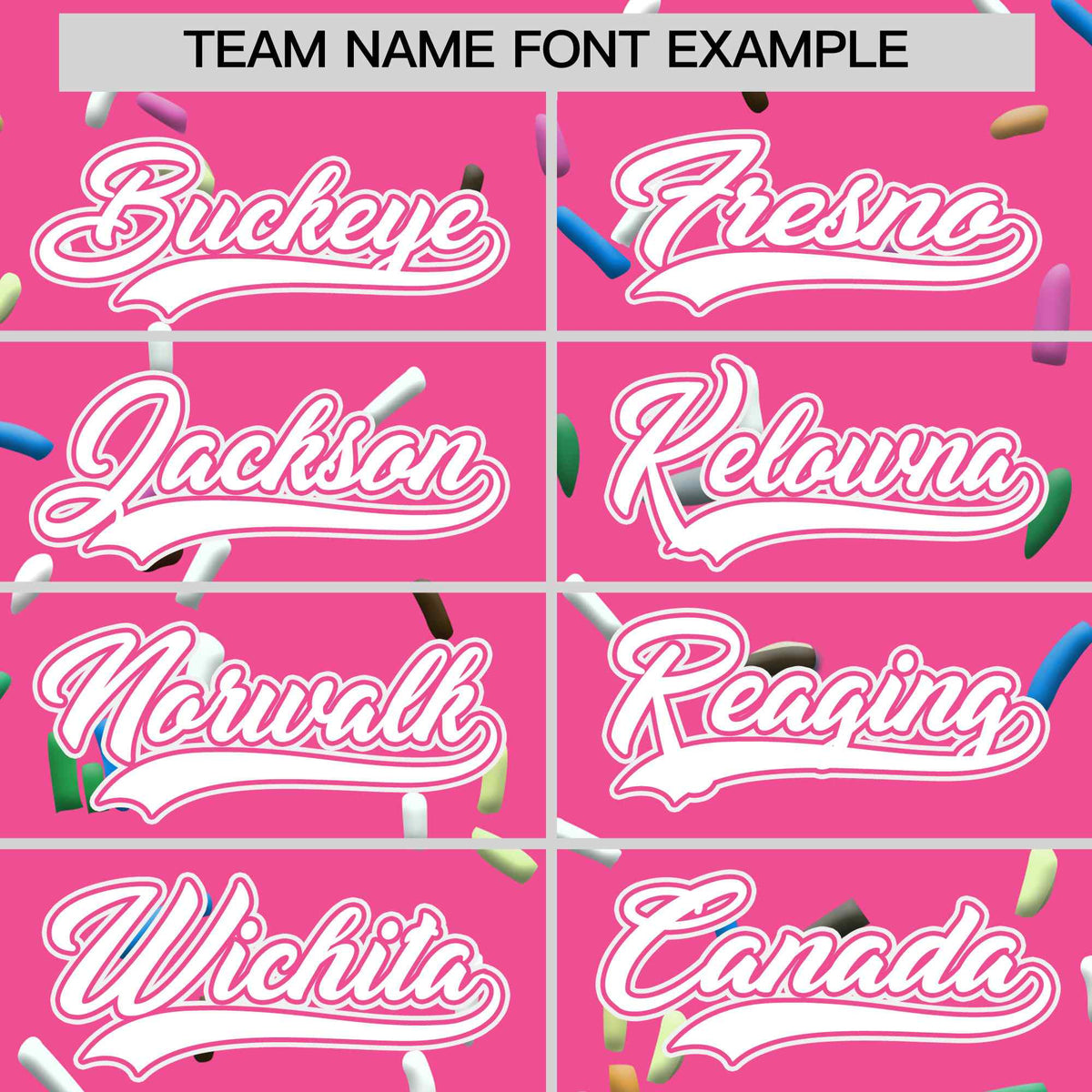 Custom Pink White Ice Cream Pattern Personalized V-Neck Hockey Jersey