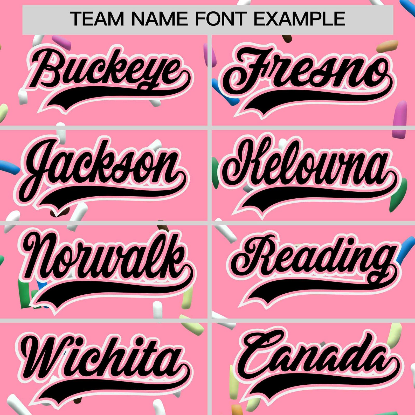 Custom Light Pink Black Ice Cream Pattern Personalized V-Neck Hockey Jersey