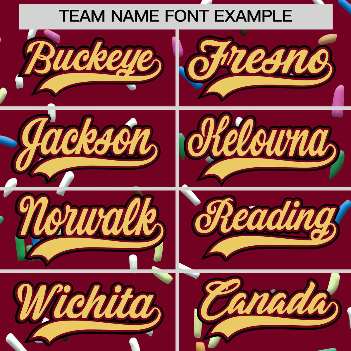 Custom Crimson Khaki Ice Cream Pattern Personalized V-Neck Hockey Jersey