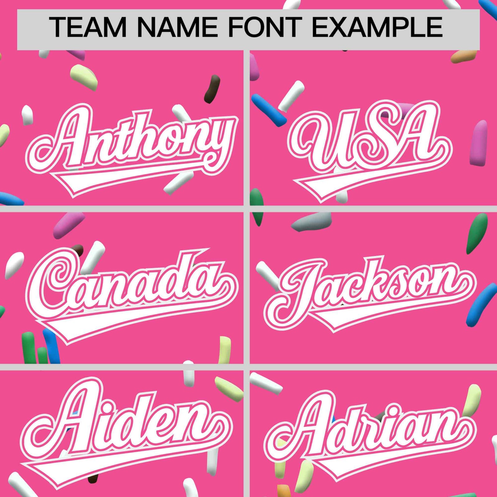 Custom Pink White Ice Cream Pattern Personalized V-Neck Hockey Jersey| KXKSHOP