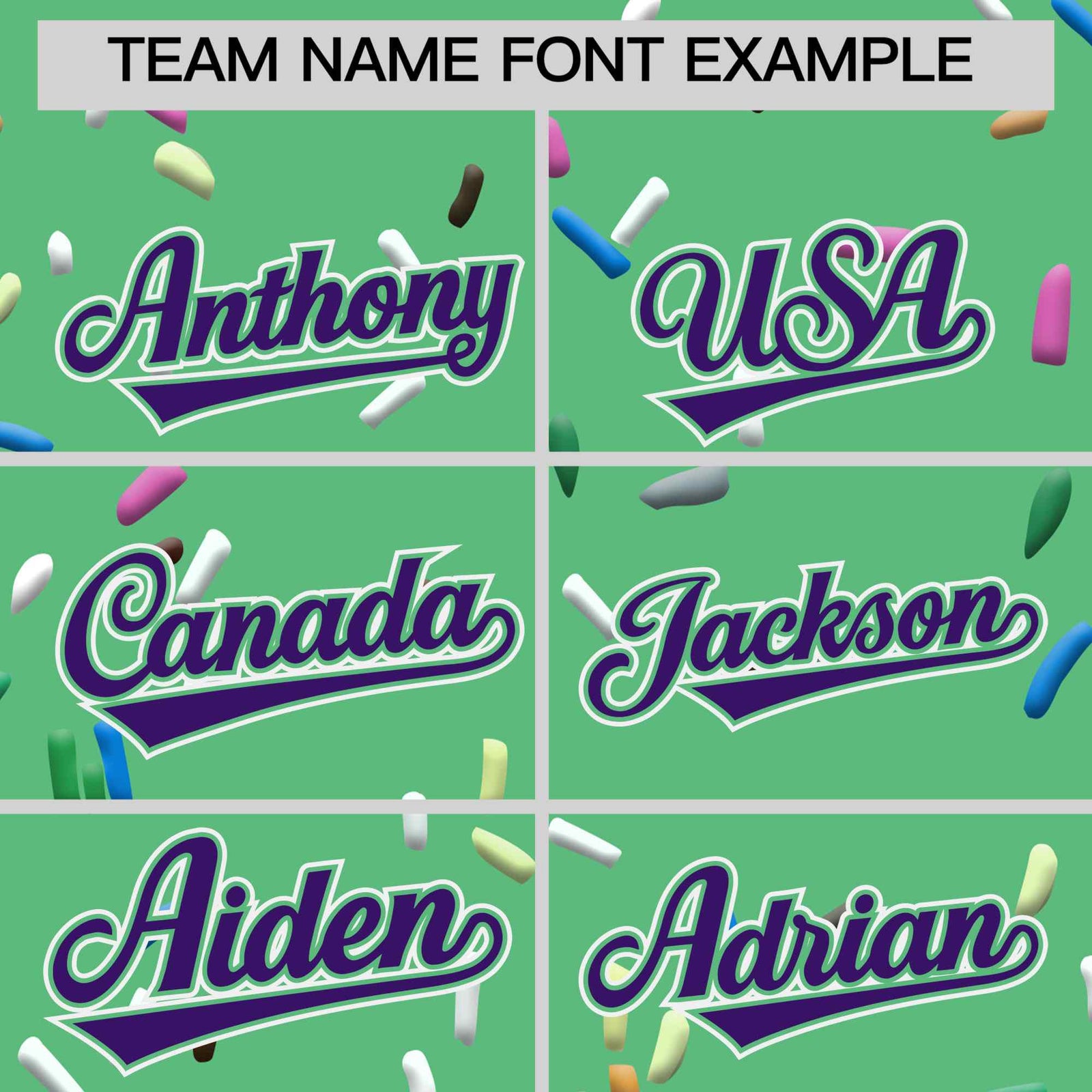 Custom Neon Green Purple Ice Cream Pattern Personalized V-Neck Hockey Jersey| KXKSHOP