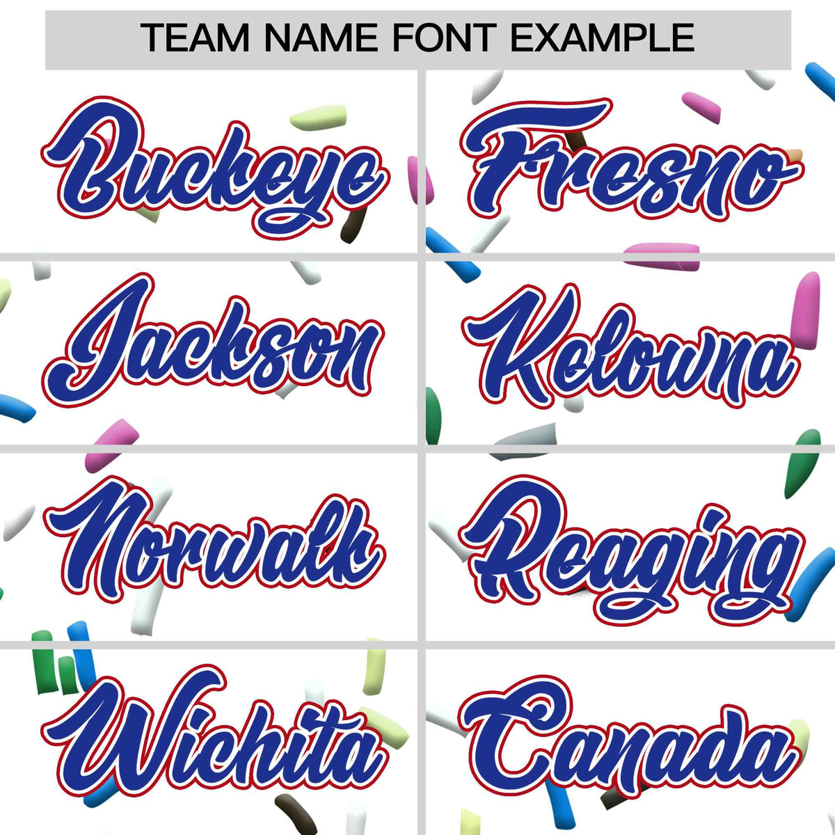 Custom White Royal Blue Ice Cream Pattern Personalized V-Neck Hockey Jersey