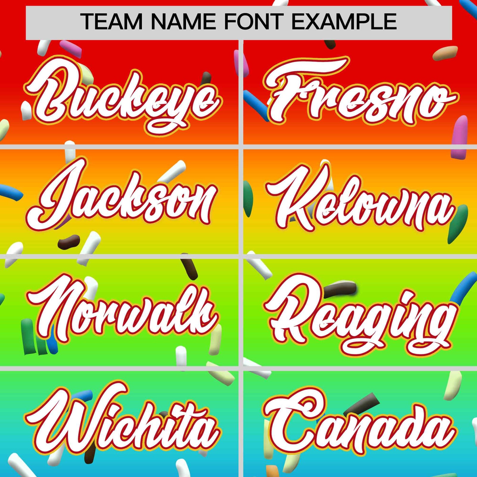 Custom Rainbow White Ice Cream Pattern Personalized V-Neck Hockey Jersey