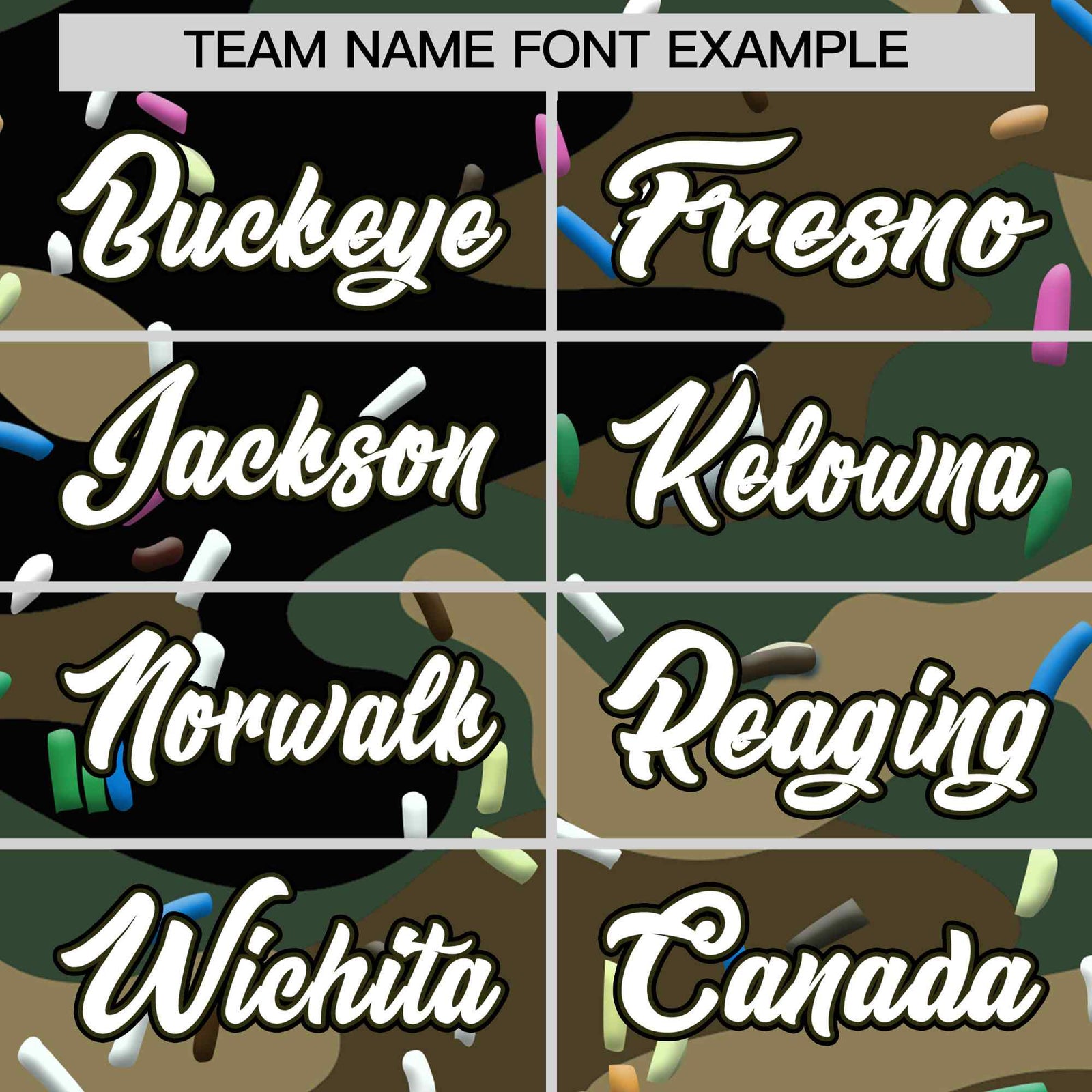 Custom Camo White Ice Cream Pattern Personalized V-Neck Hockey Jersey