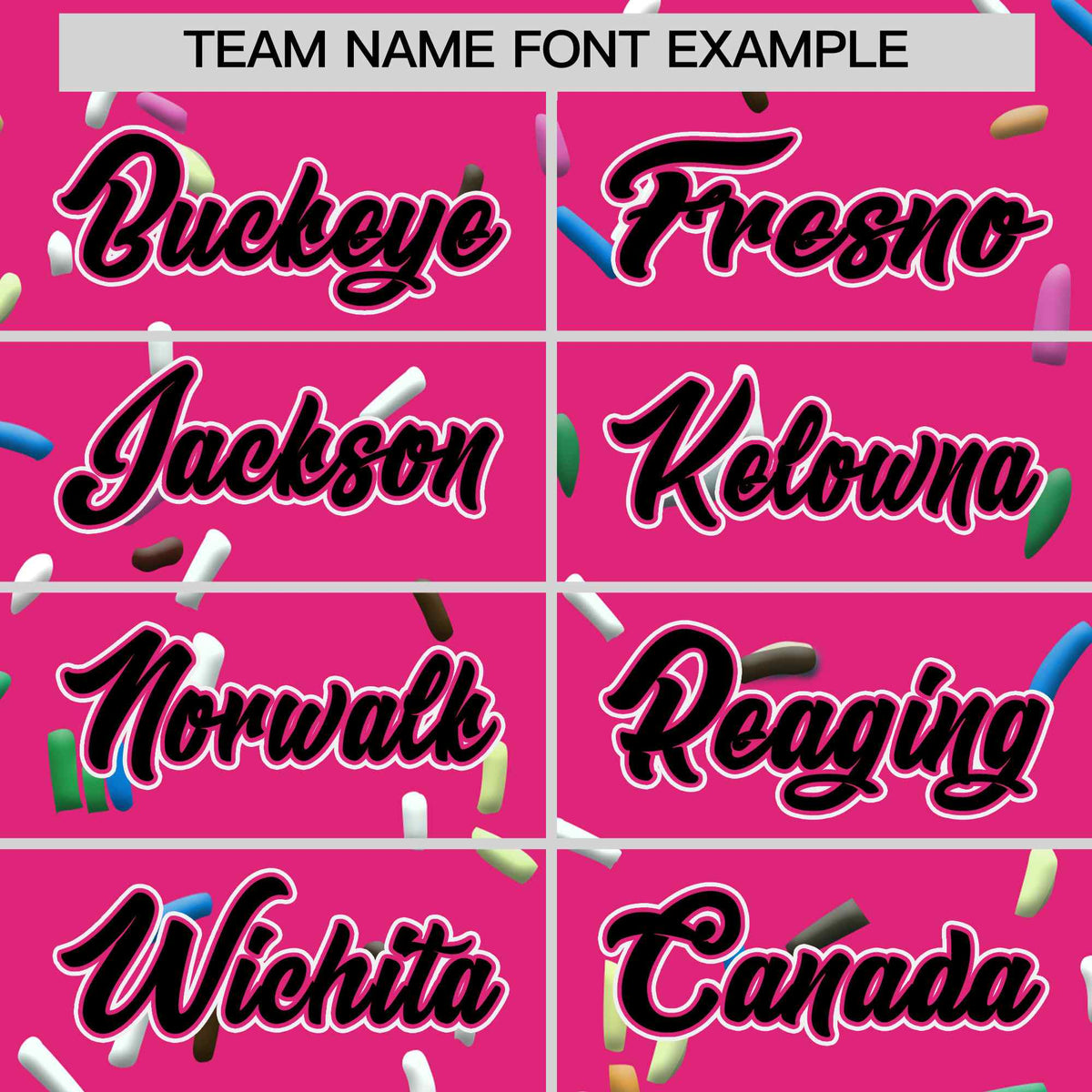 Custom Rose Red Black Ice Cream Pattern Personalized V-Neck Hockey Jersey