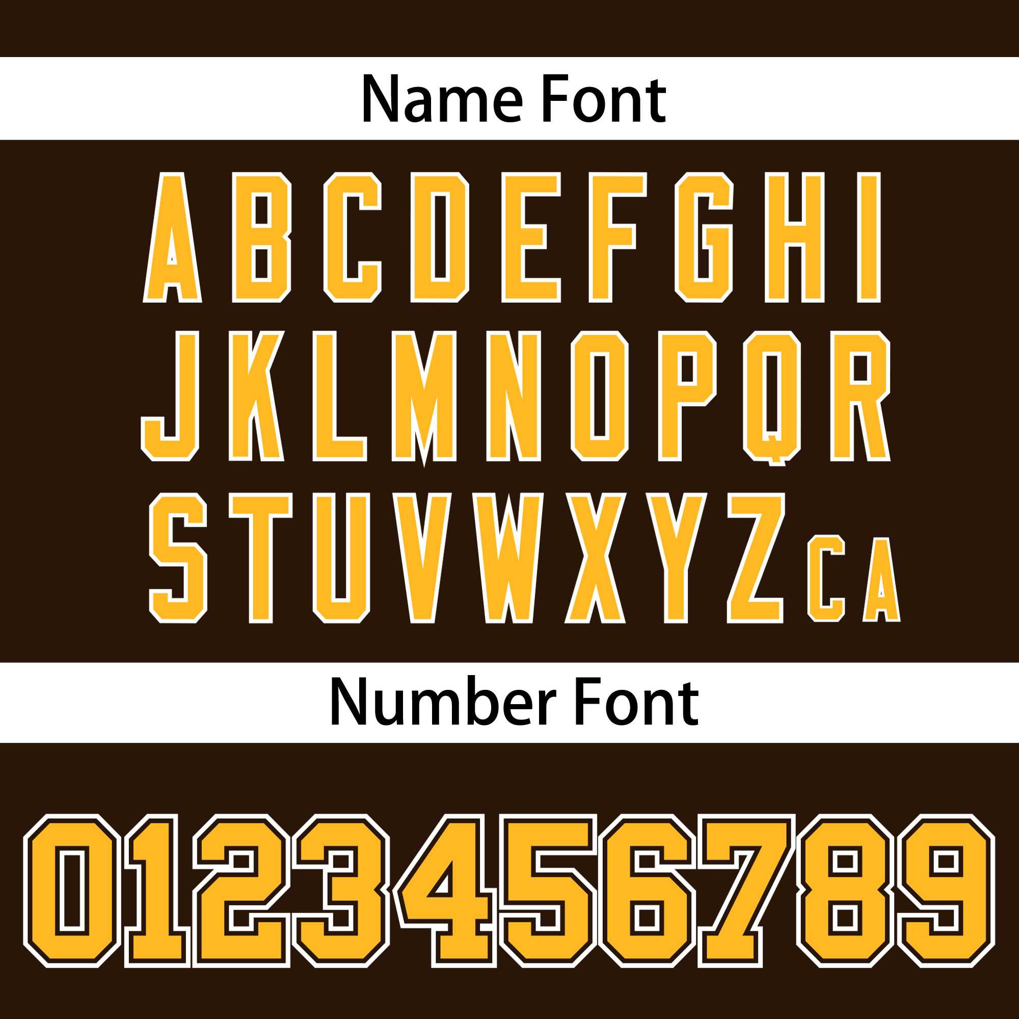Custom Brown Gold-White Personalized Classic V-Neck Hockey Jersey