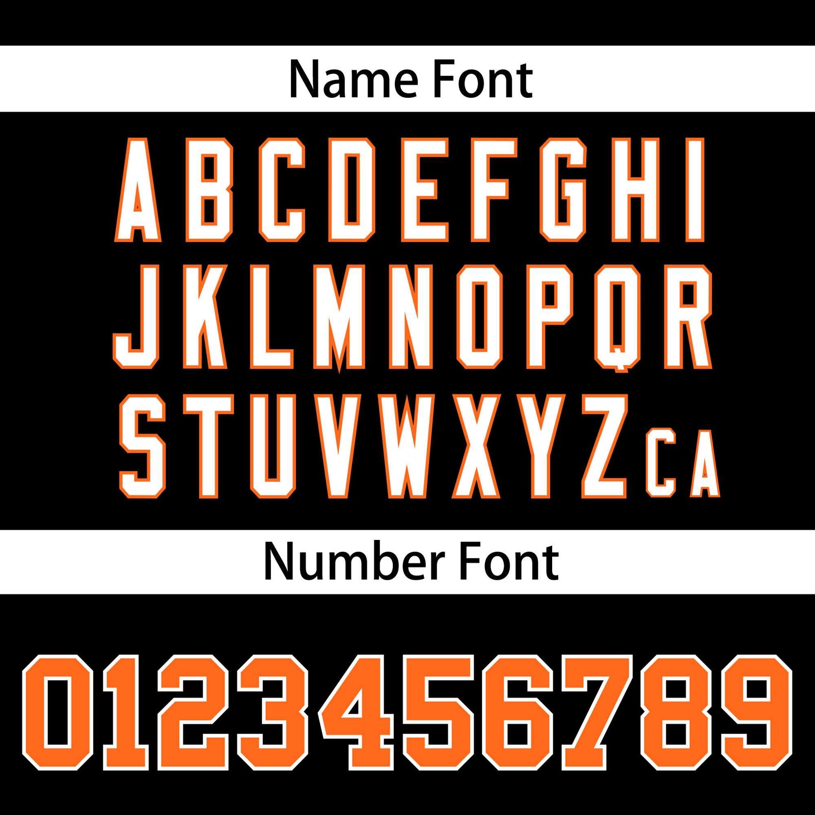 Custom Black Orange-White Personalized Classic V-Neck Hockey Jersey