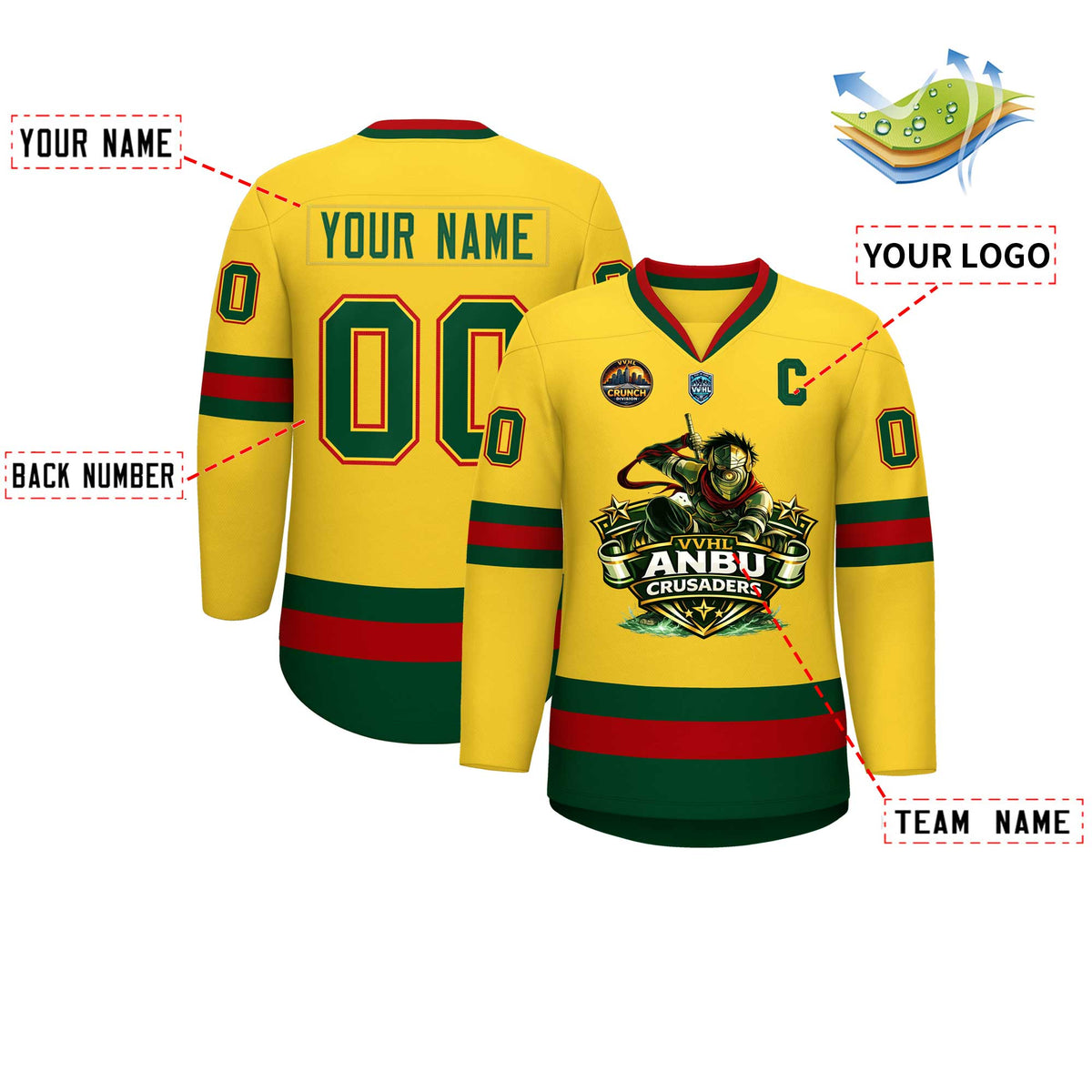 VVHL S10 ANBU CRUSADERS Hockey Jersey