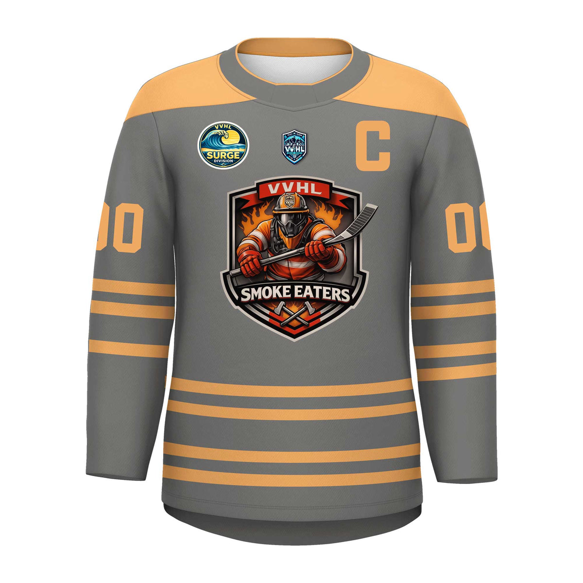 VVHL S10 SMOKE EATERS Hockey Jersey