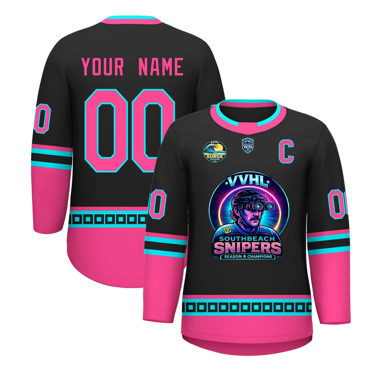 VVHL S10 SOUTHBEACH SNIPERS Hockey Jersey
