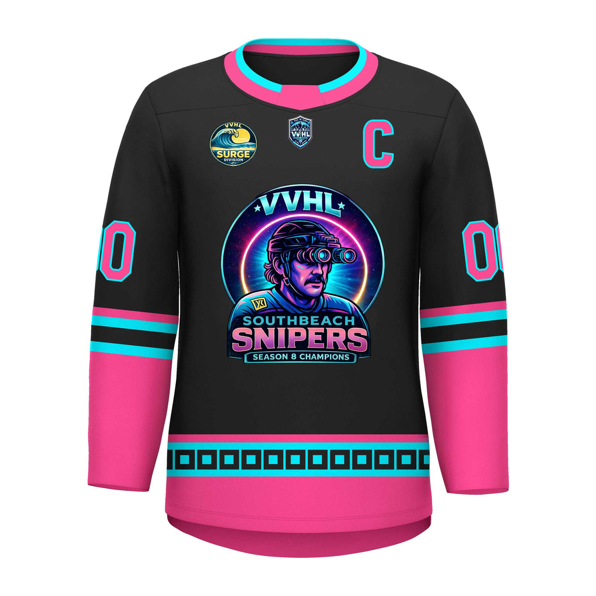 VVHL S10 SOUTHBEACH SNIPERS Hockey Jersey