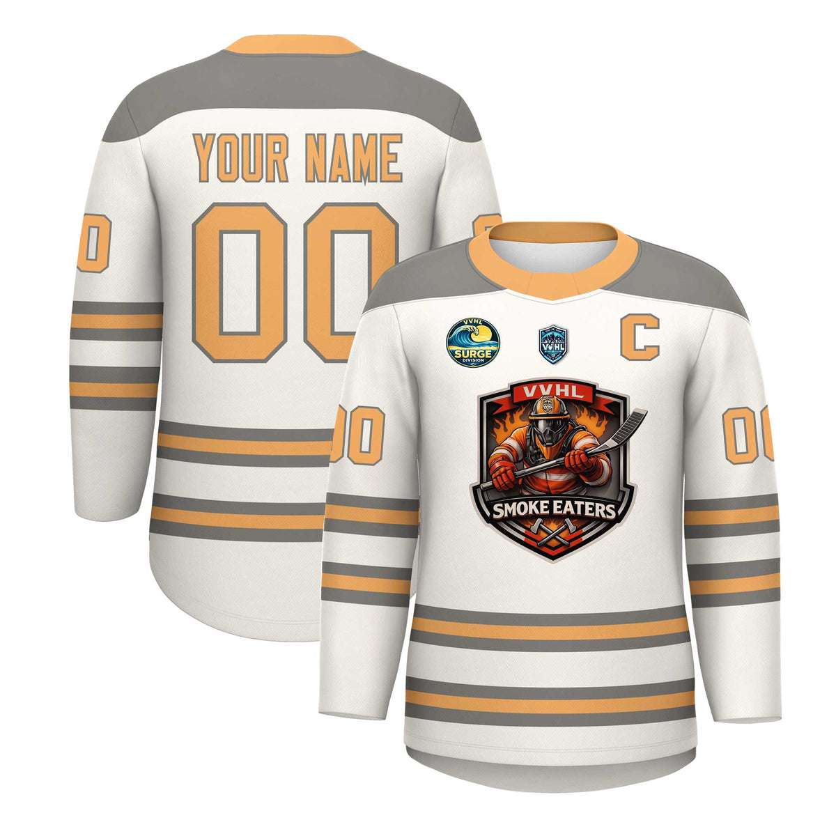 VVHL S10 SMOKE EATERS Hockey Jersey