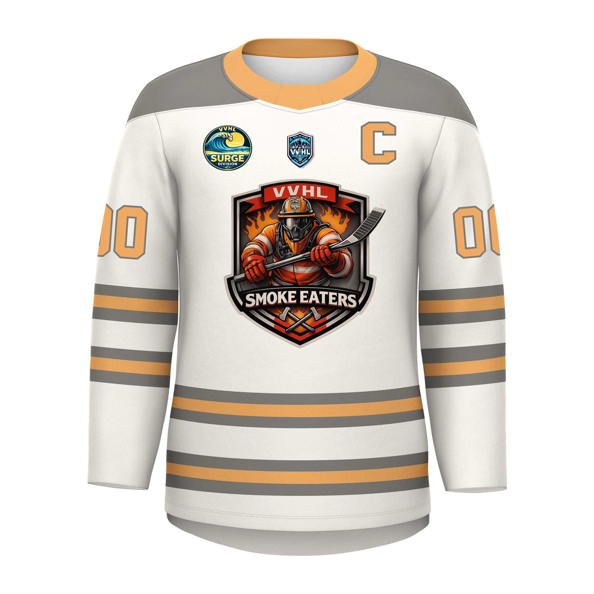 VVHL S10 SMOKE EATERS Hockey Jersey