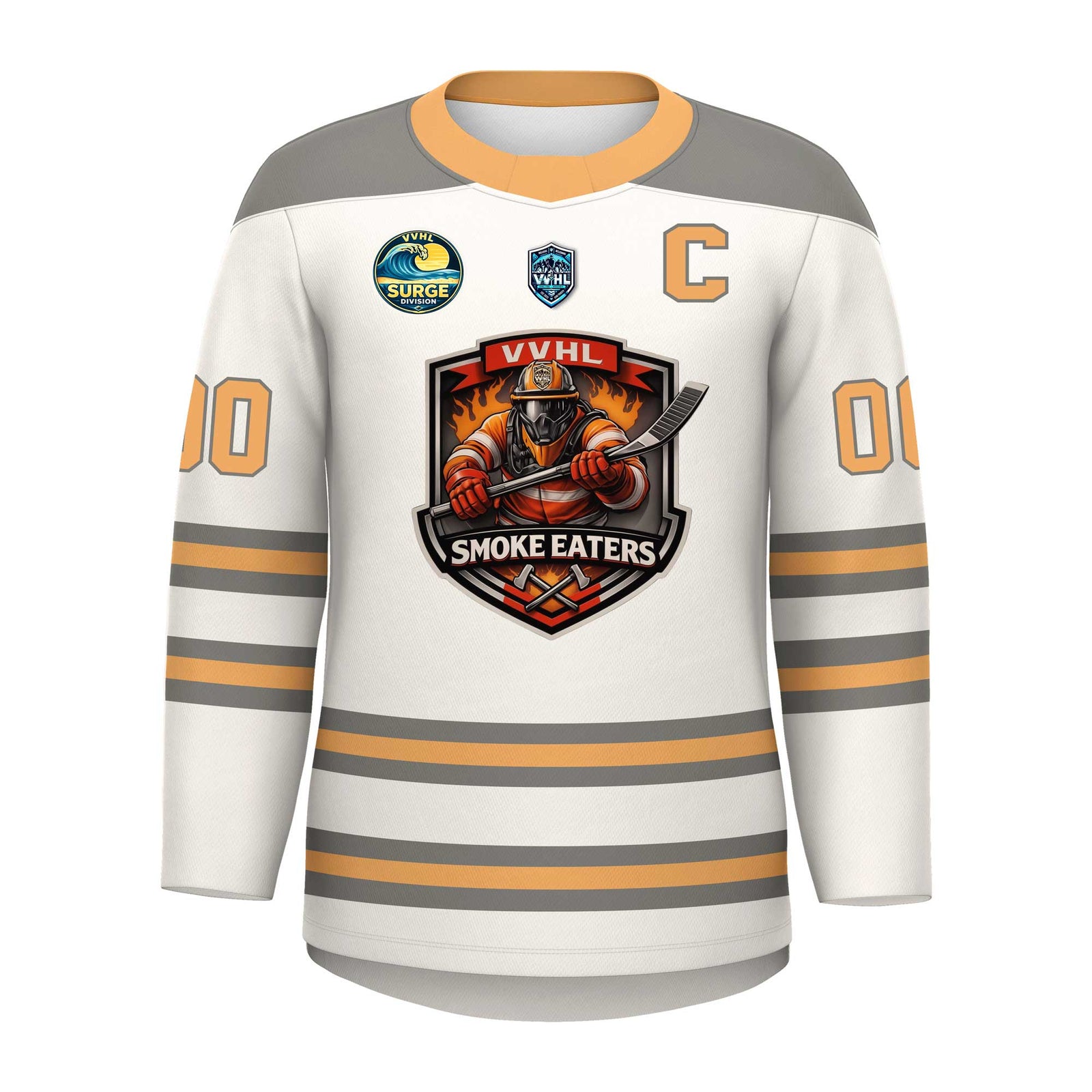 VVHL S10 SMOKE EATERS Hockey Jersey