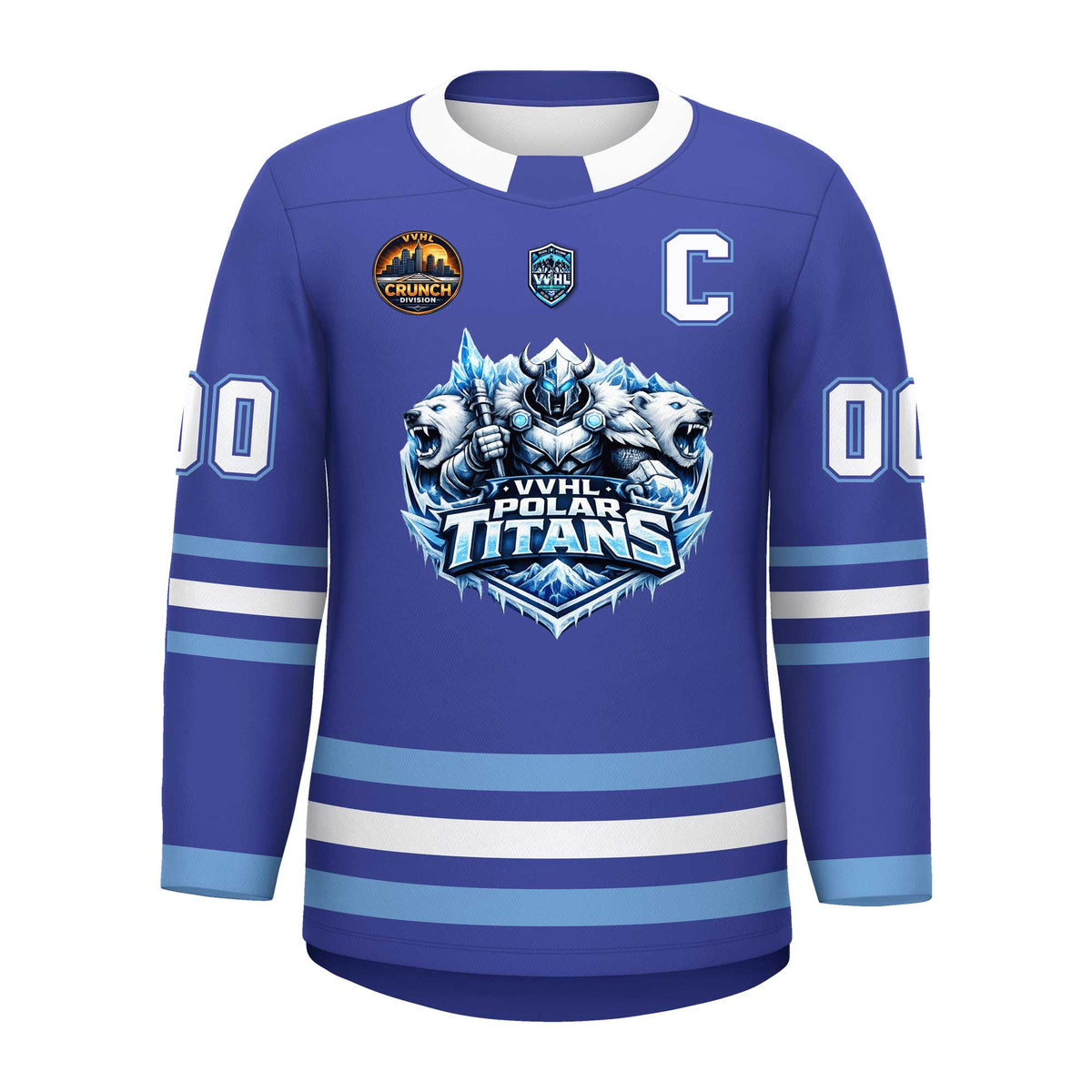 VVHL S10 POLAR TITANS Hockey Jersey