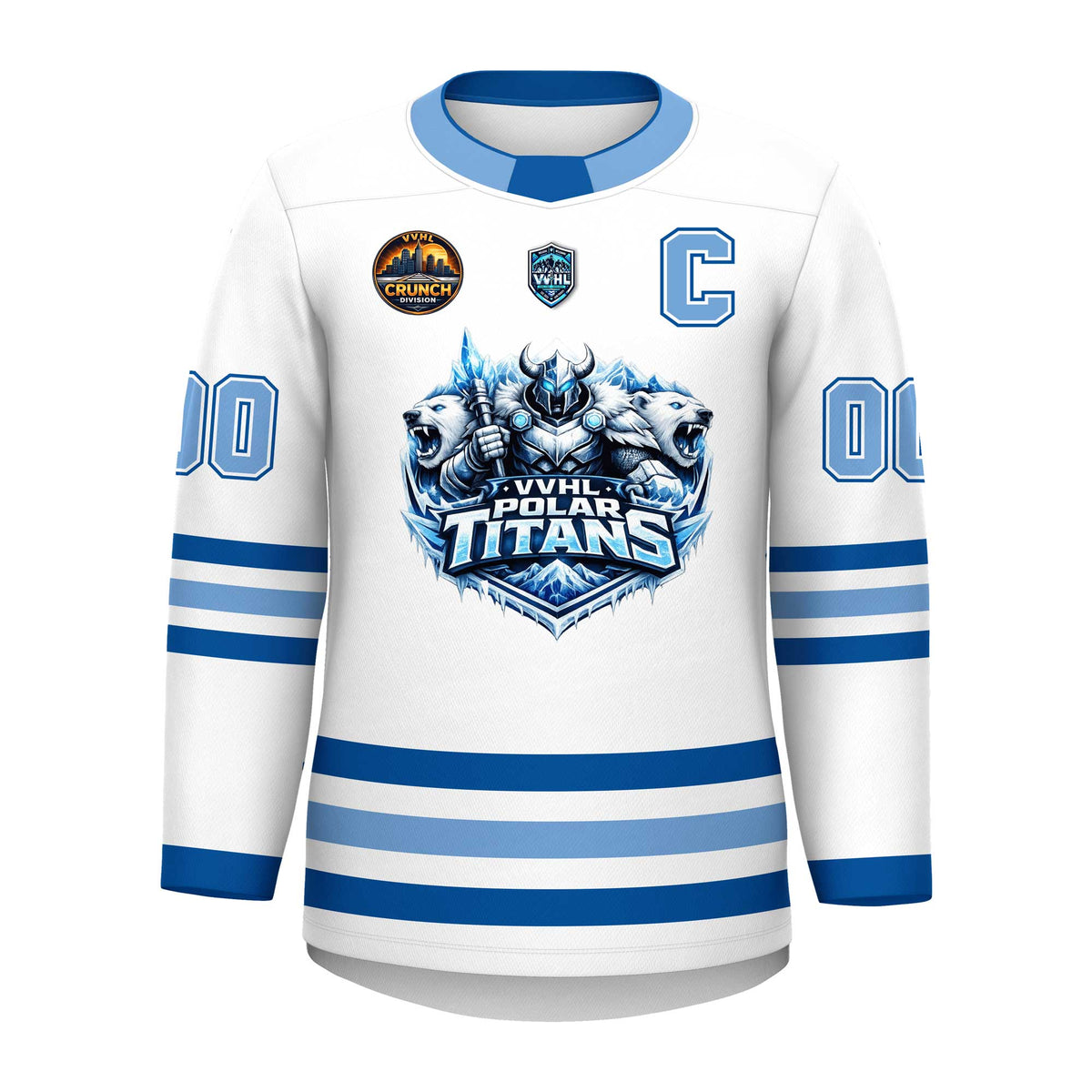 VVHL S10 POLAR TITANS Hockey Jersey