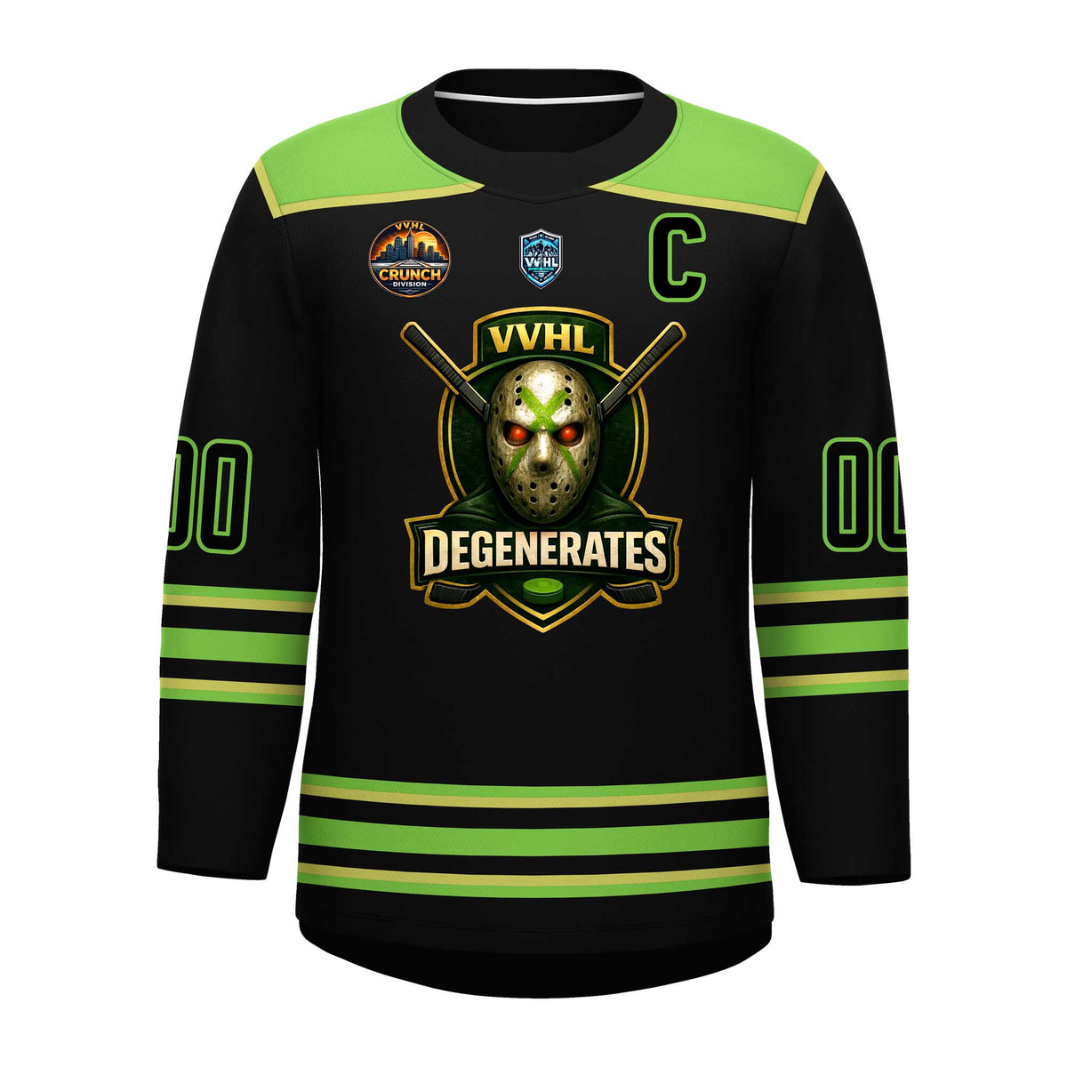 VVHL S10 Degenerates Hockey Jersey