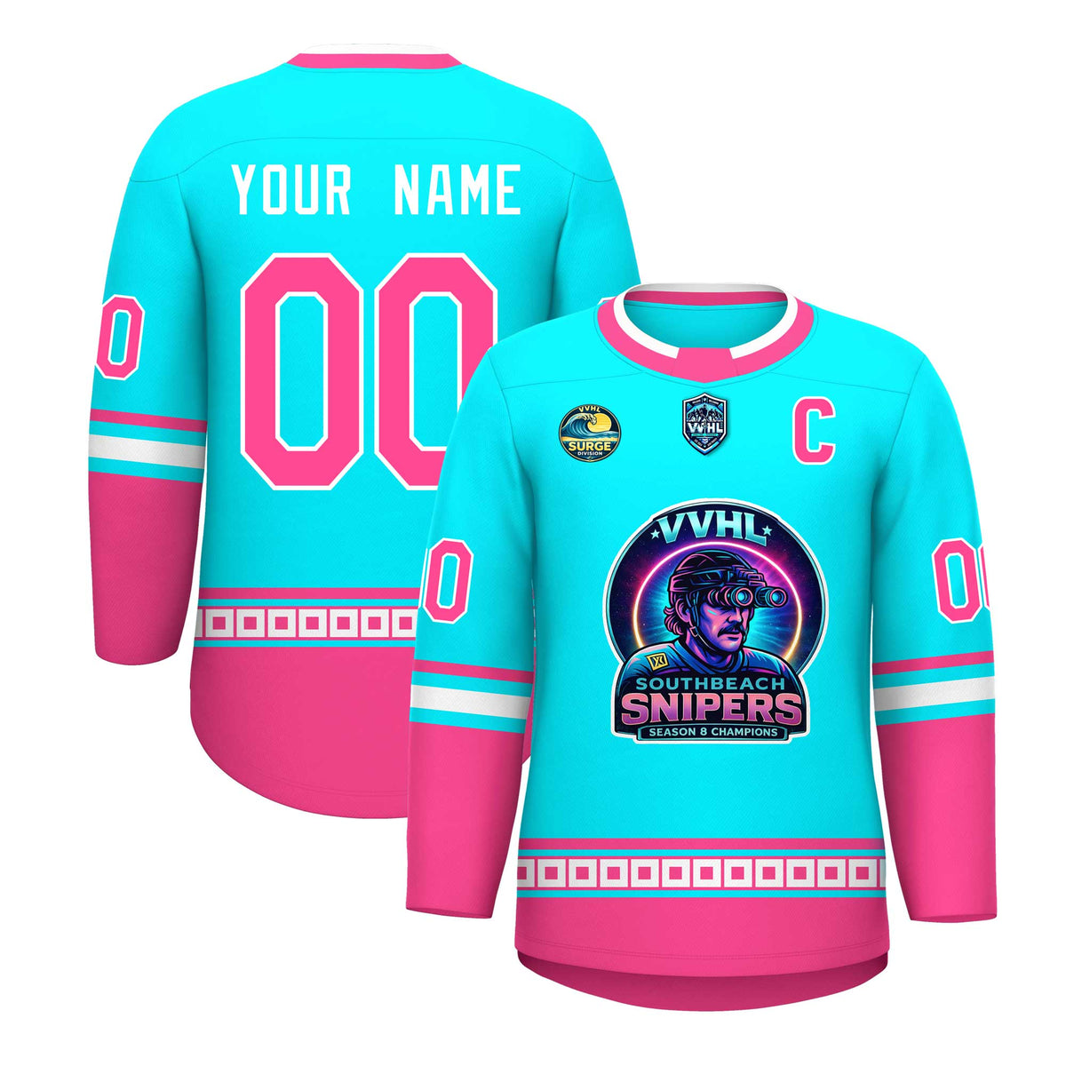 VVHL S10 SOUTHBEACH SNIPERS Hockey Jersey