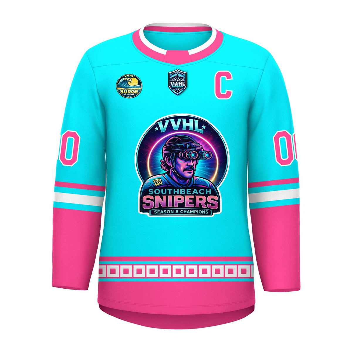 VVHL S10 SOUTHBEACH SNIPERS Hockey Jersey