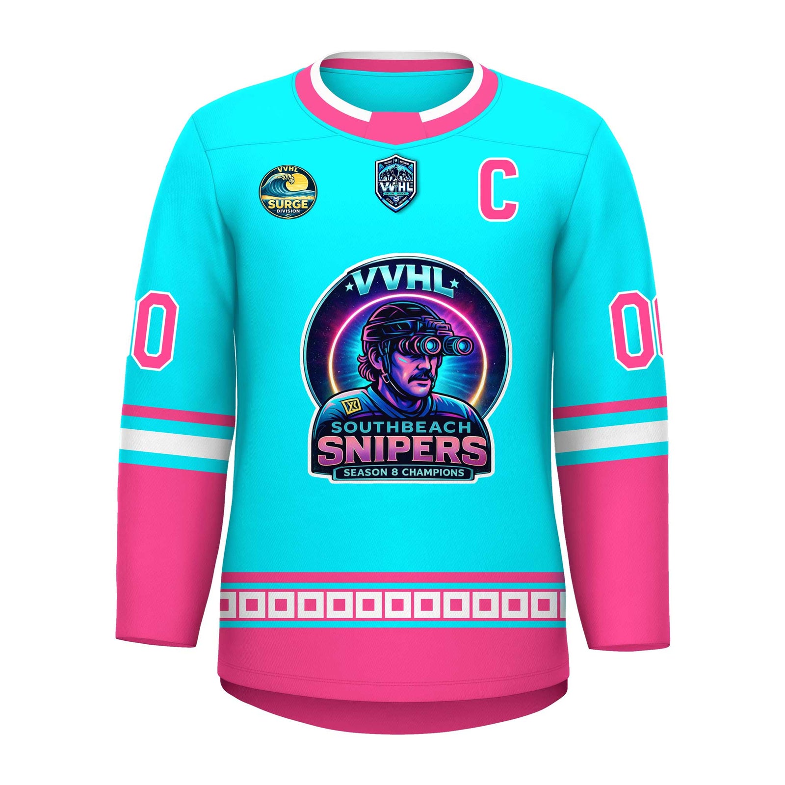 VVHL S10 SOUTHBEACH SNIPERS Hockey Jersey
