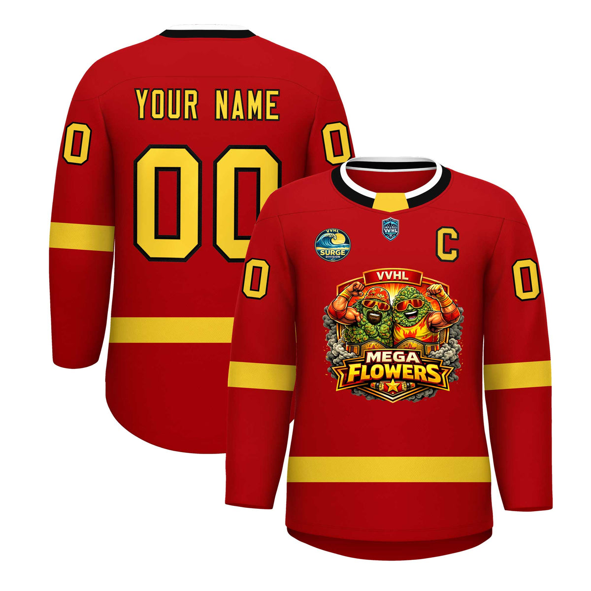 VVHL S10 MEGA FLOWERS Hockey Jersey