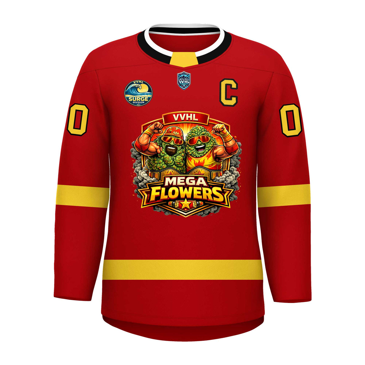 VVHL S10 MEGA FLOWERS Hockey Jersey