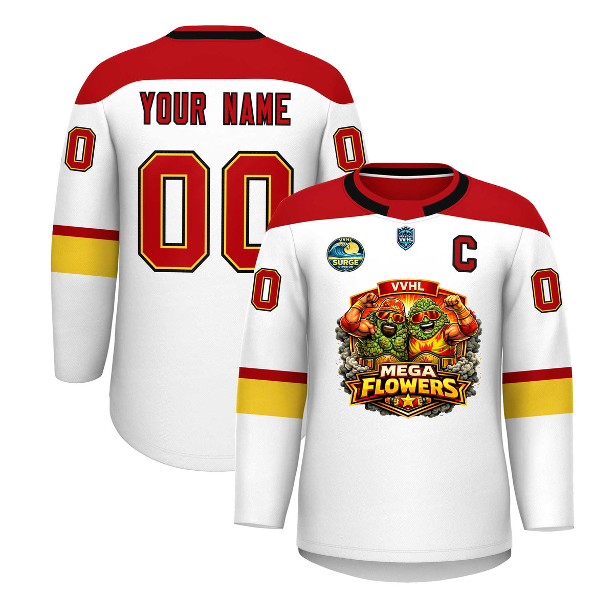 VVHL S10 MEGA FLOWERS Hockey Jersey