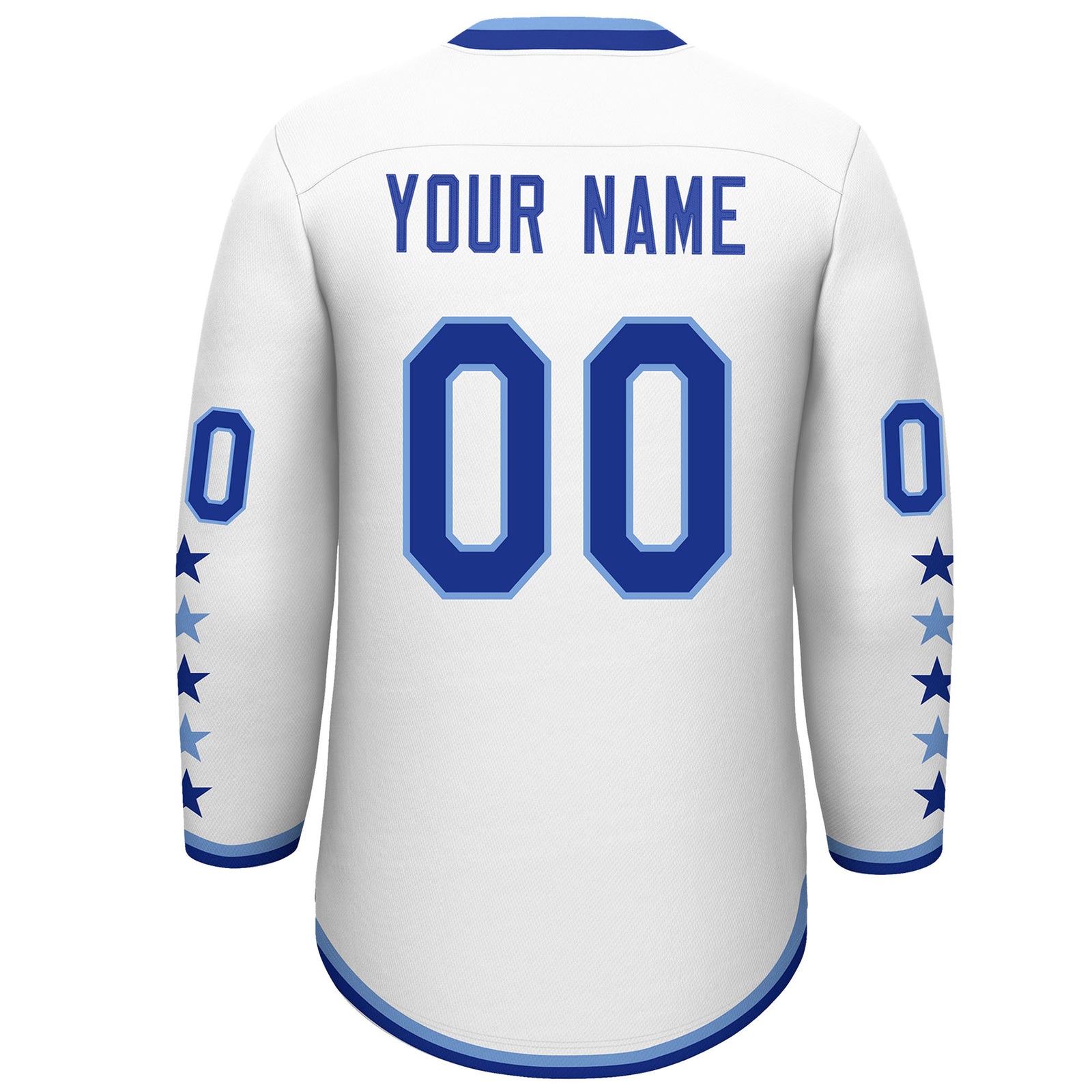 VVHL S9 Arctic Tigers Blue White Hockey Jersey