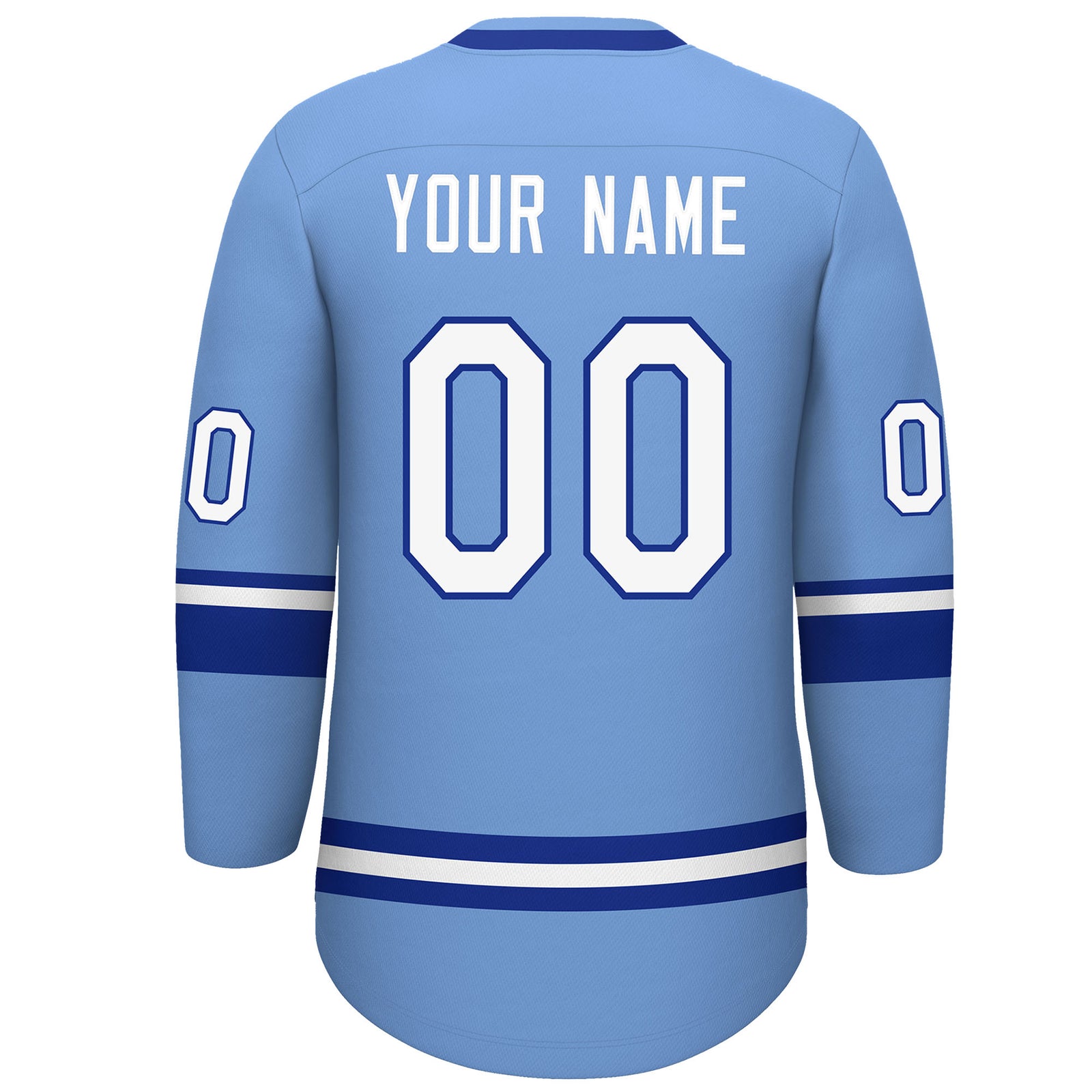 VVHL S9 Arctic Tigers Blue White Hockey Jersey