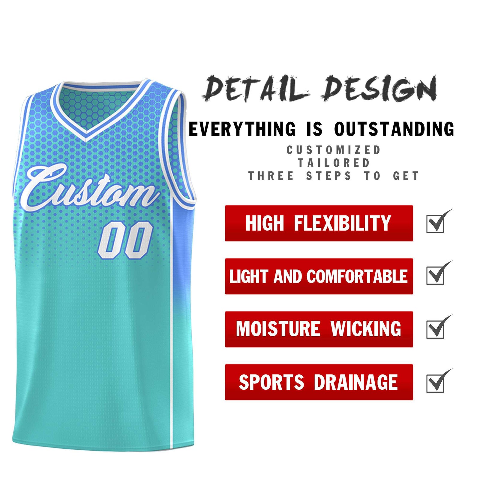 Custom Bright Green Light Blue Reversible Side Gradient Sports Uniform Dot Pattern Basketball Jersey Kits