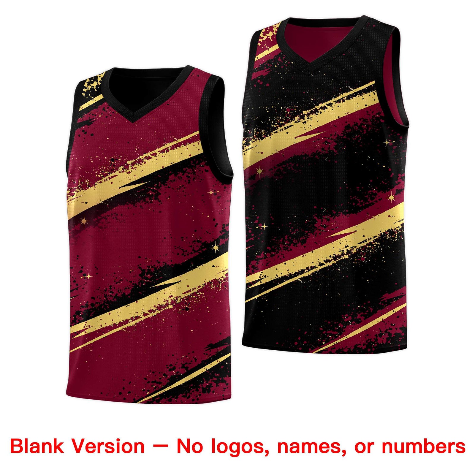 Custom Crimson Black Khaki Basketball Jersey Stellar Strike Series Dynamic Breathable